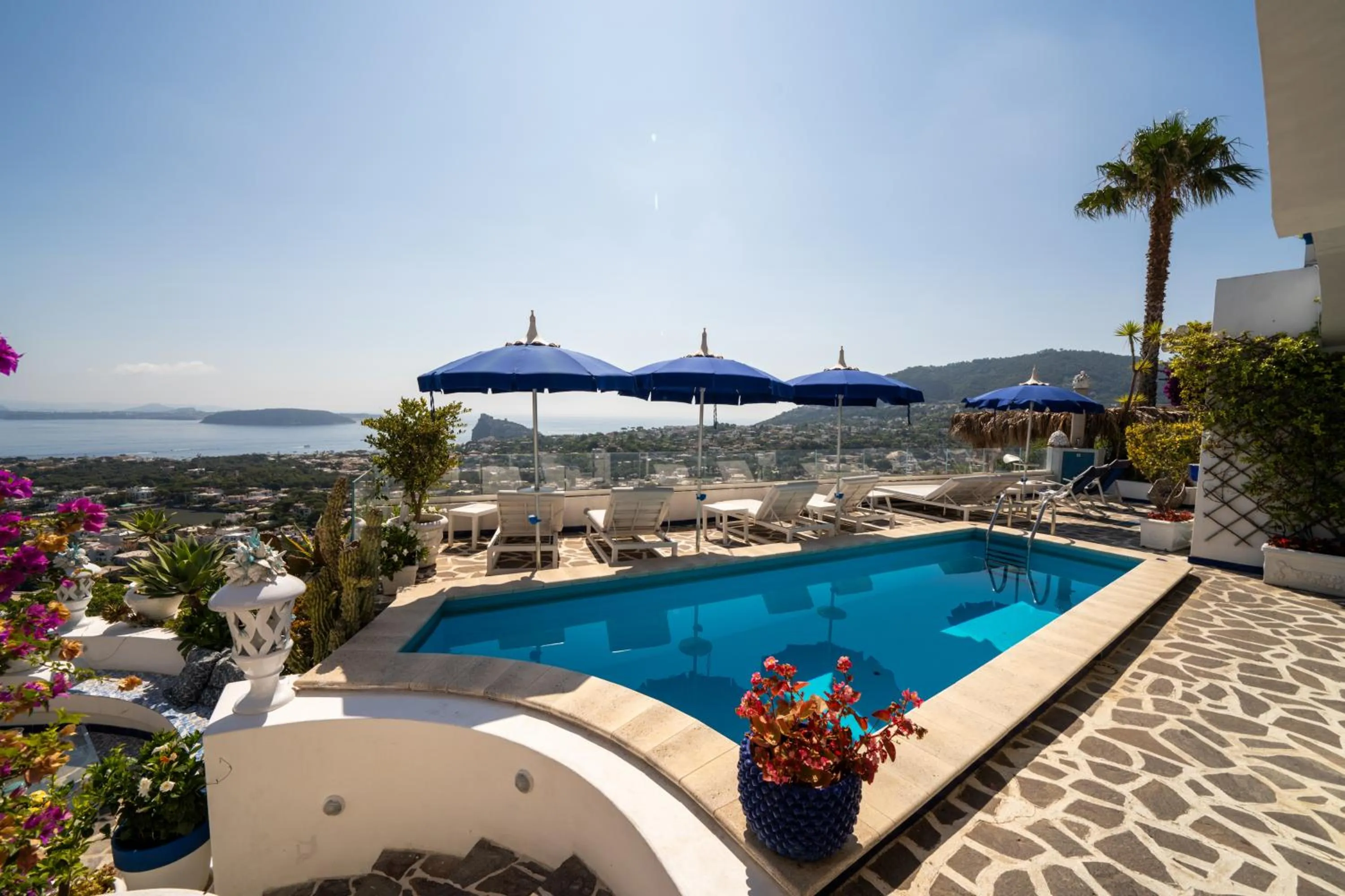 Pool view in Relais Bijoux Ischia