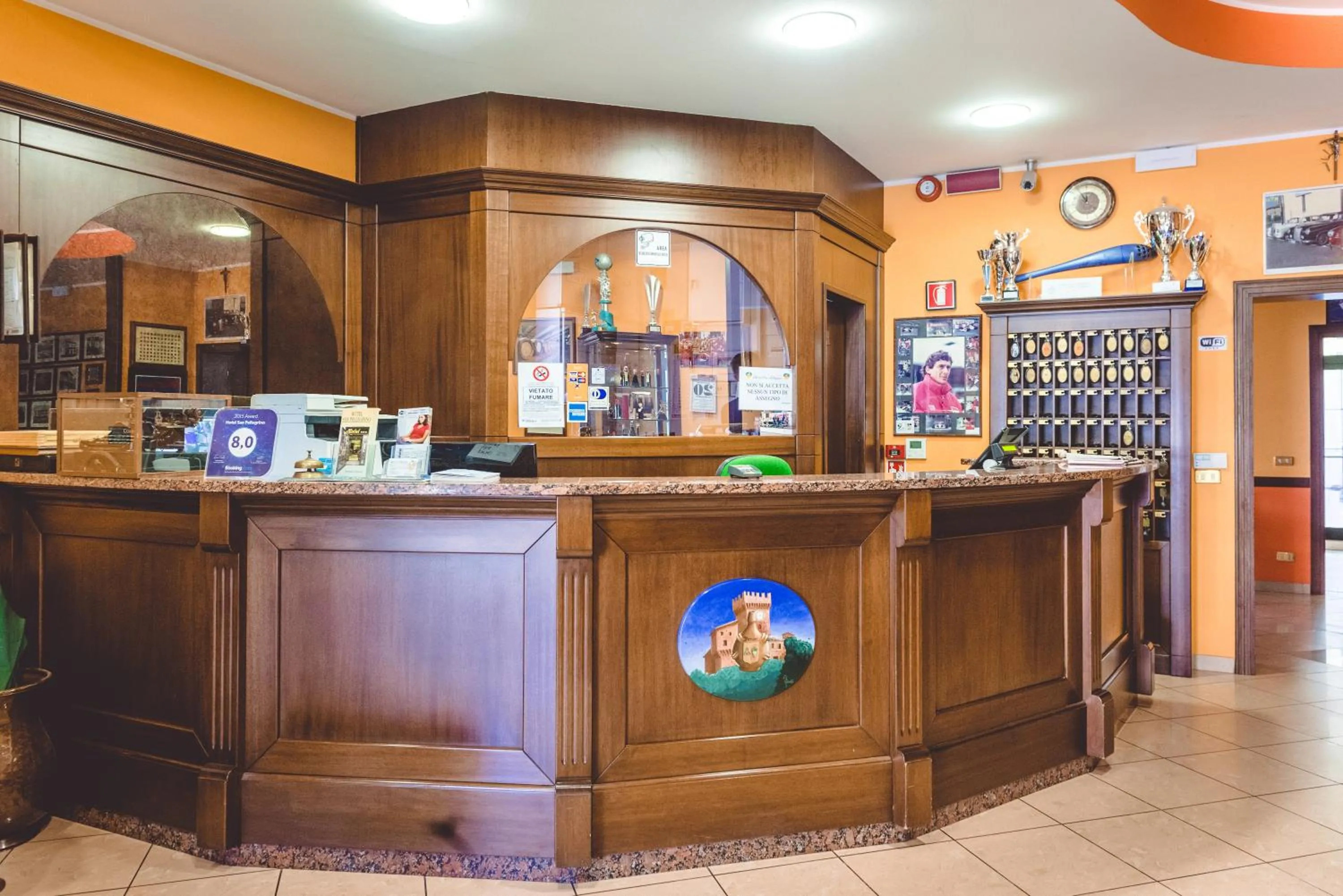 Lobby or reception in Hotel San Pellegrino