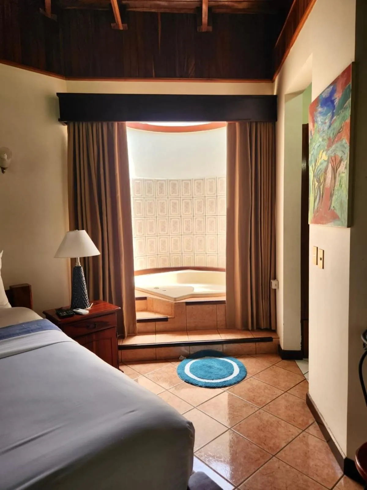 Bed in Hotel Villa Acacia