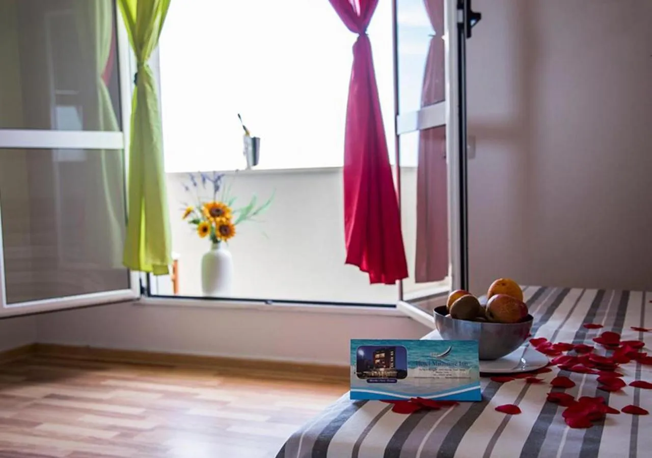 Decorative detail, Bed in Miramare Inn Hotel