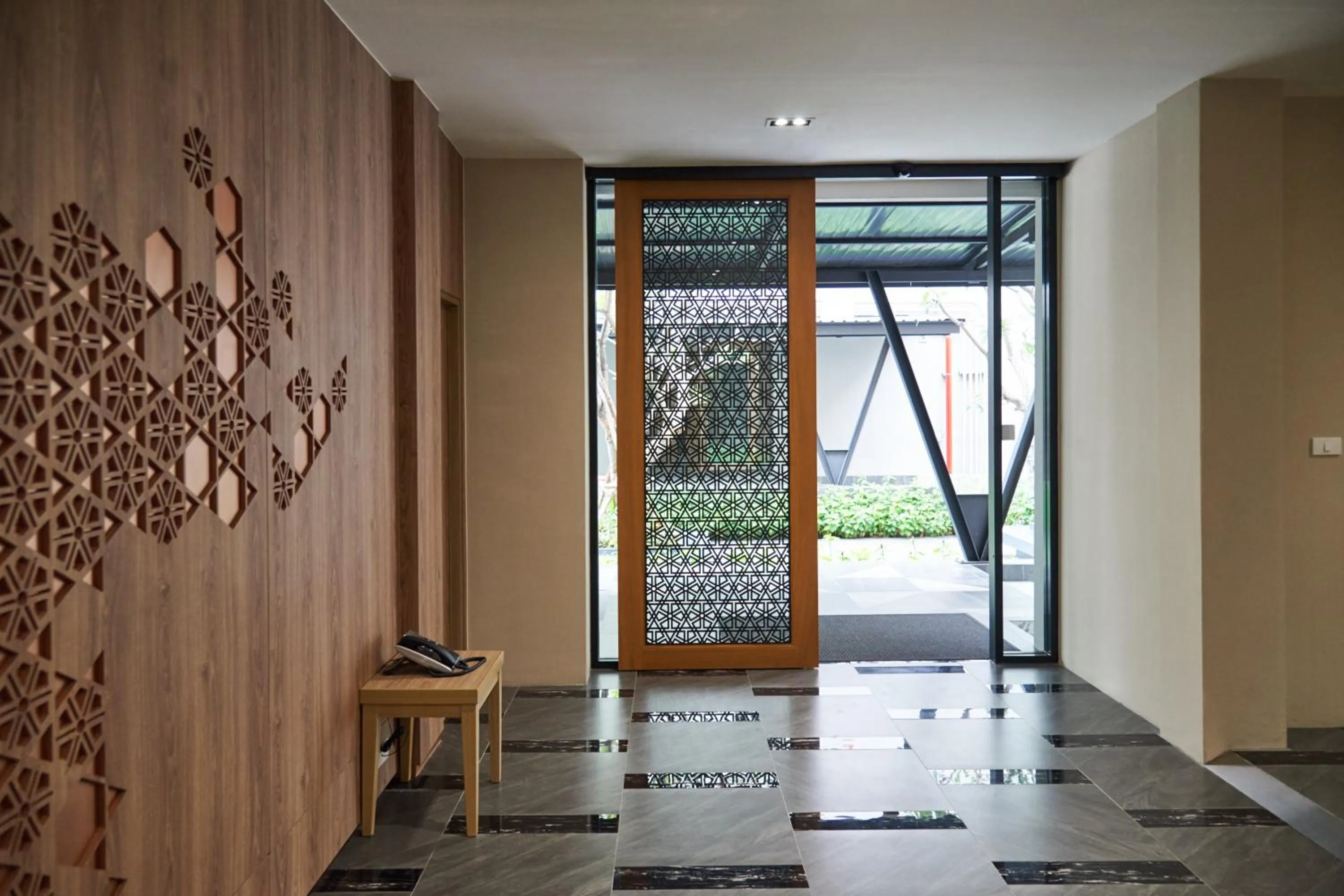 Property building in Almas Hotel Bangkok