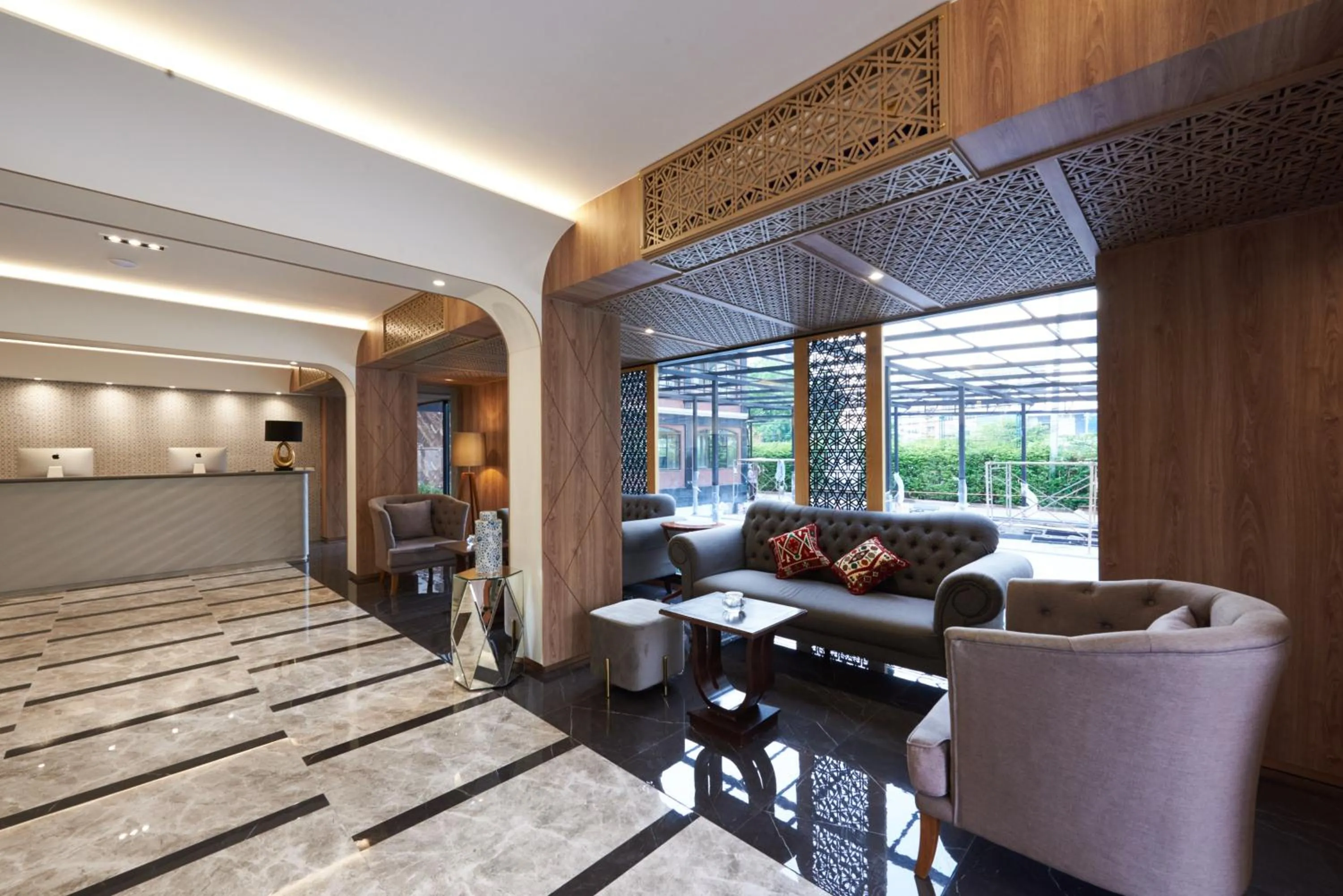 Property building in Almas Hotel Bangkok