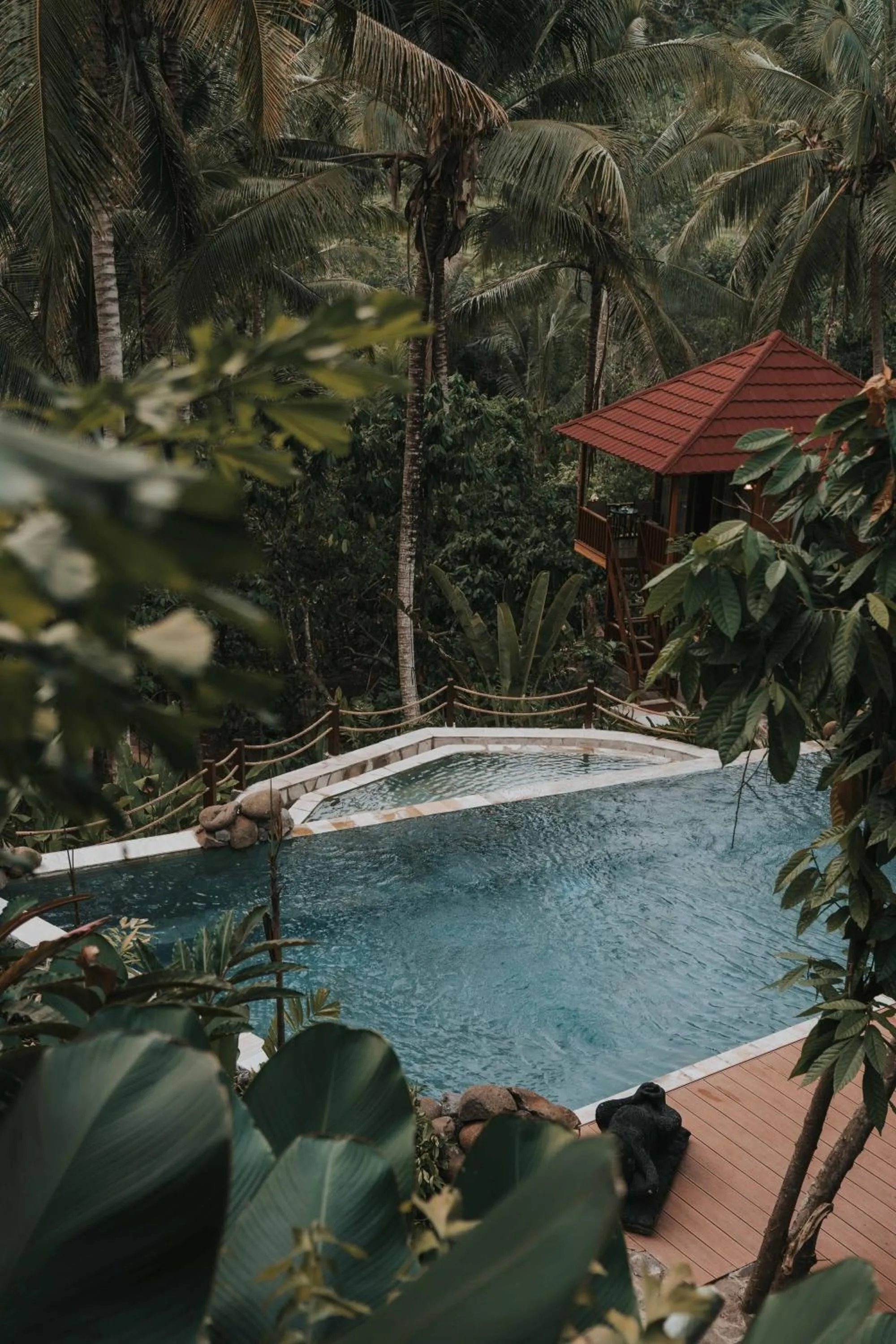 Pool view in Kusfarm Bali by AHM