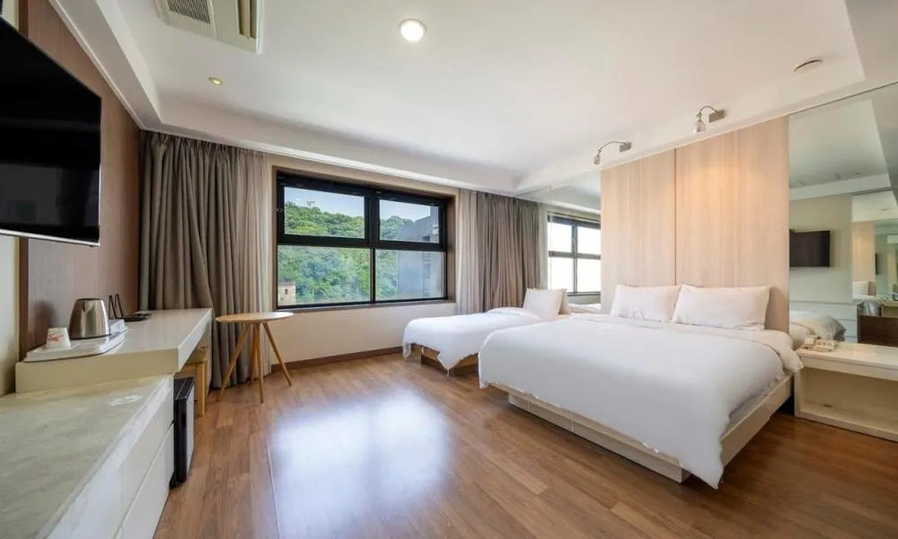 Bed in Wolmido Premiers Hotel