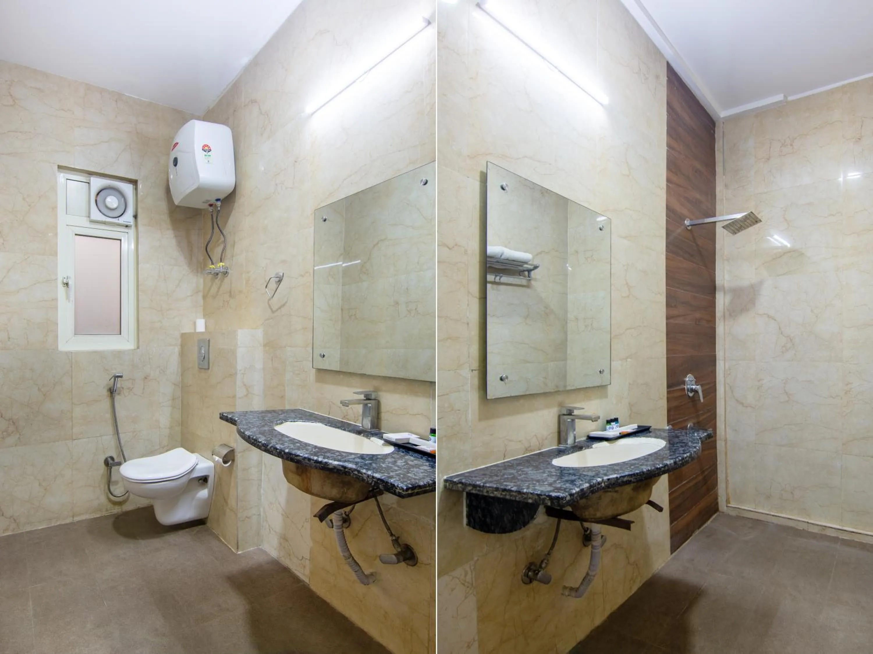 Shower in The Lohmod- Boutique Hotel At Delhi Airport
