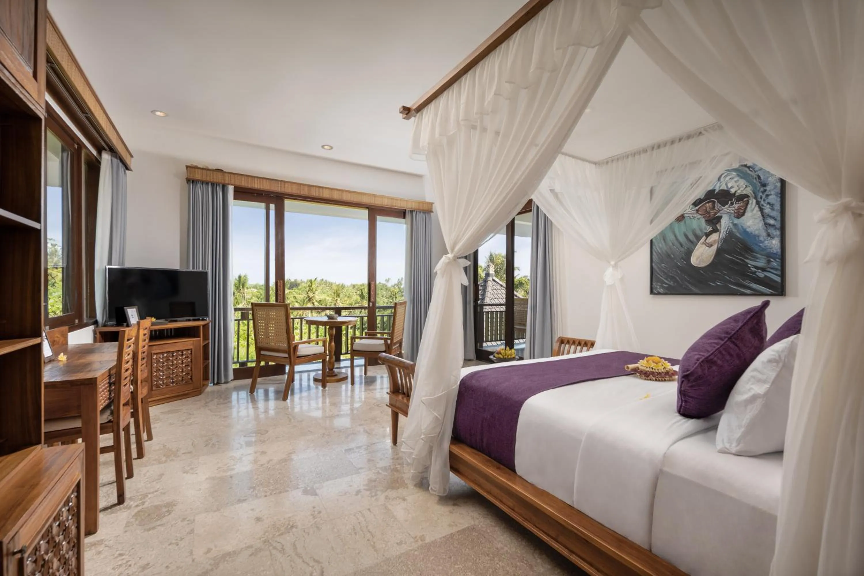 Bed in Swan Paradise A Pramana Experience