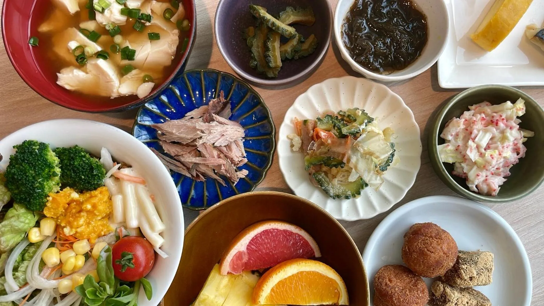 Buffet breakfast in Watermark Hotel Okinawa Miyakojima