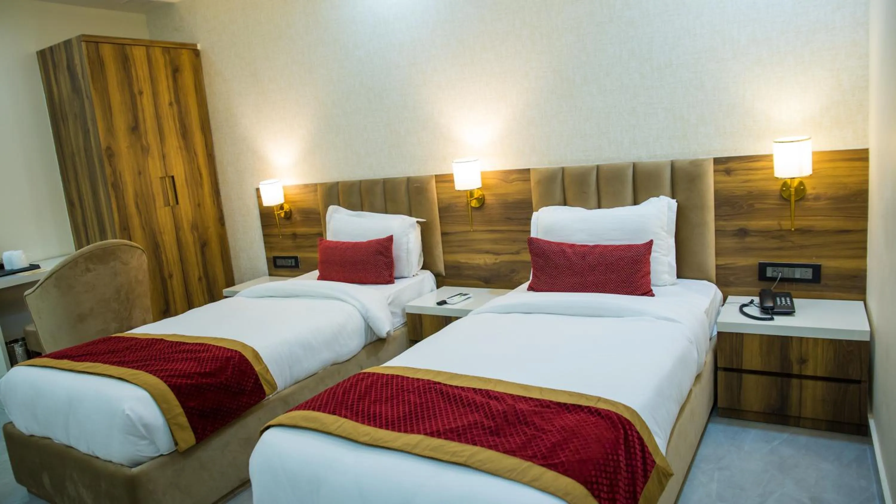 Bed in Royal 9 hotel & Banquet