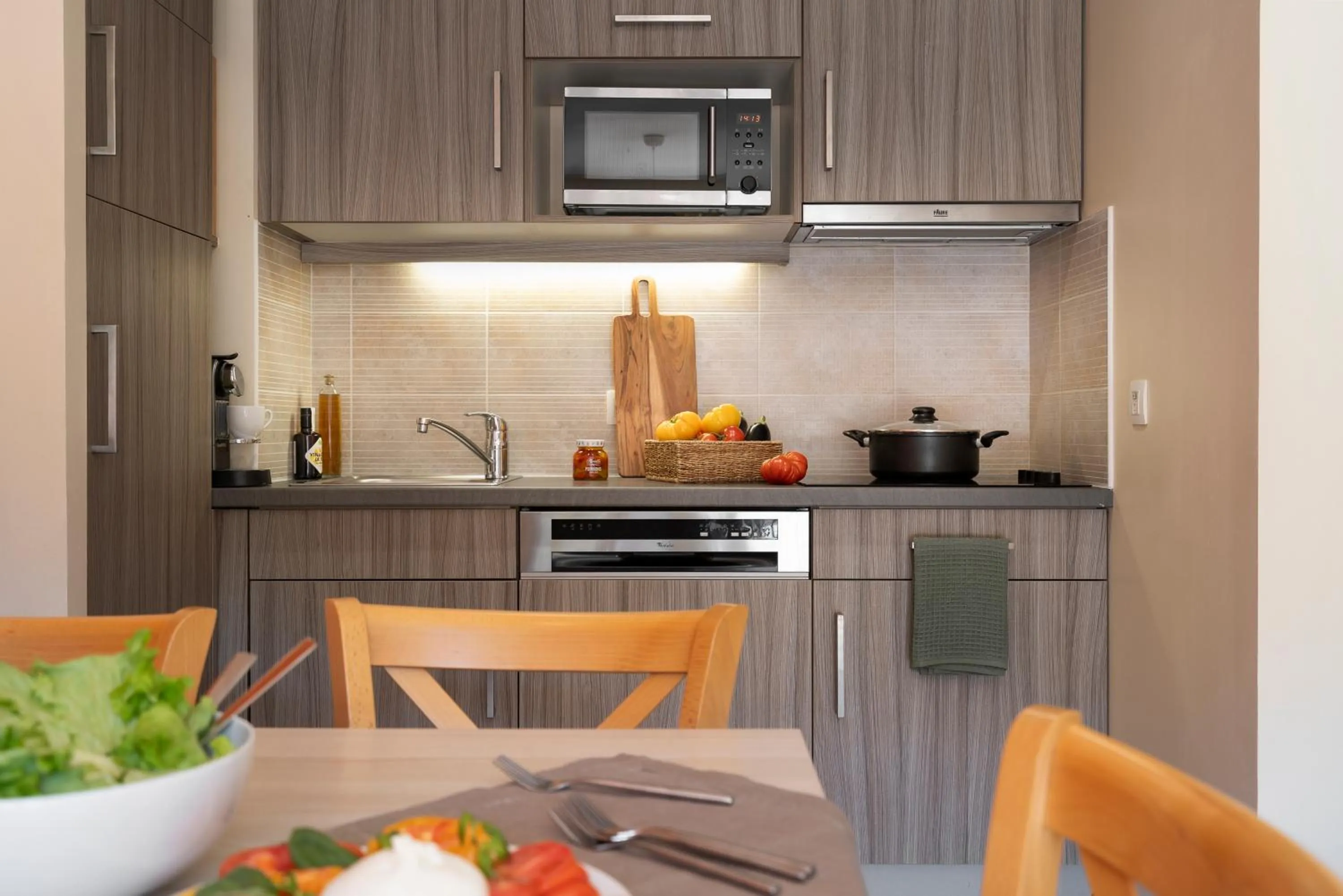 Kitchen or kitchenette in Résidence Pierre & Vacances Premium Julia Augusta