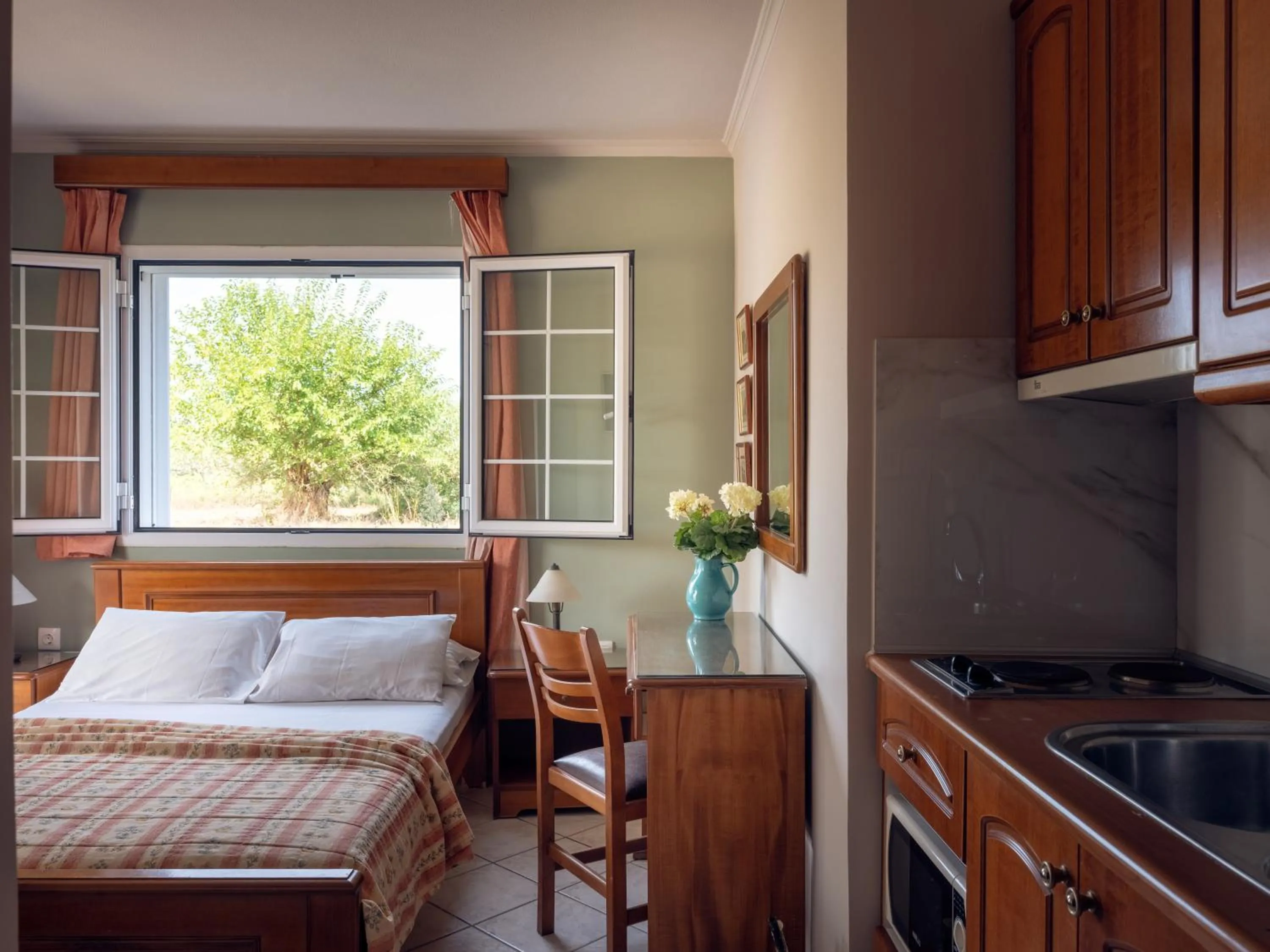 Bed in Villa Maria Laganas