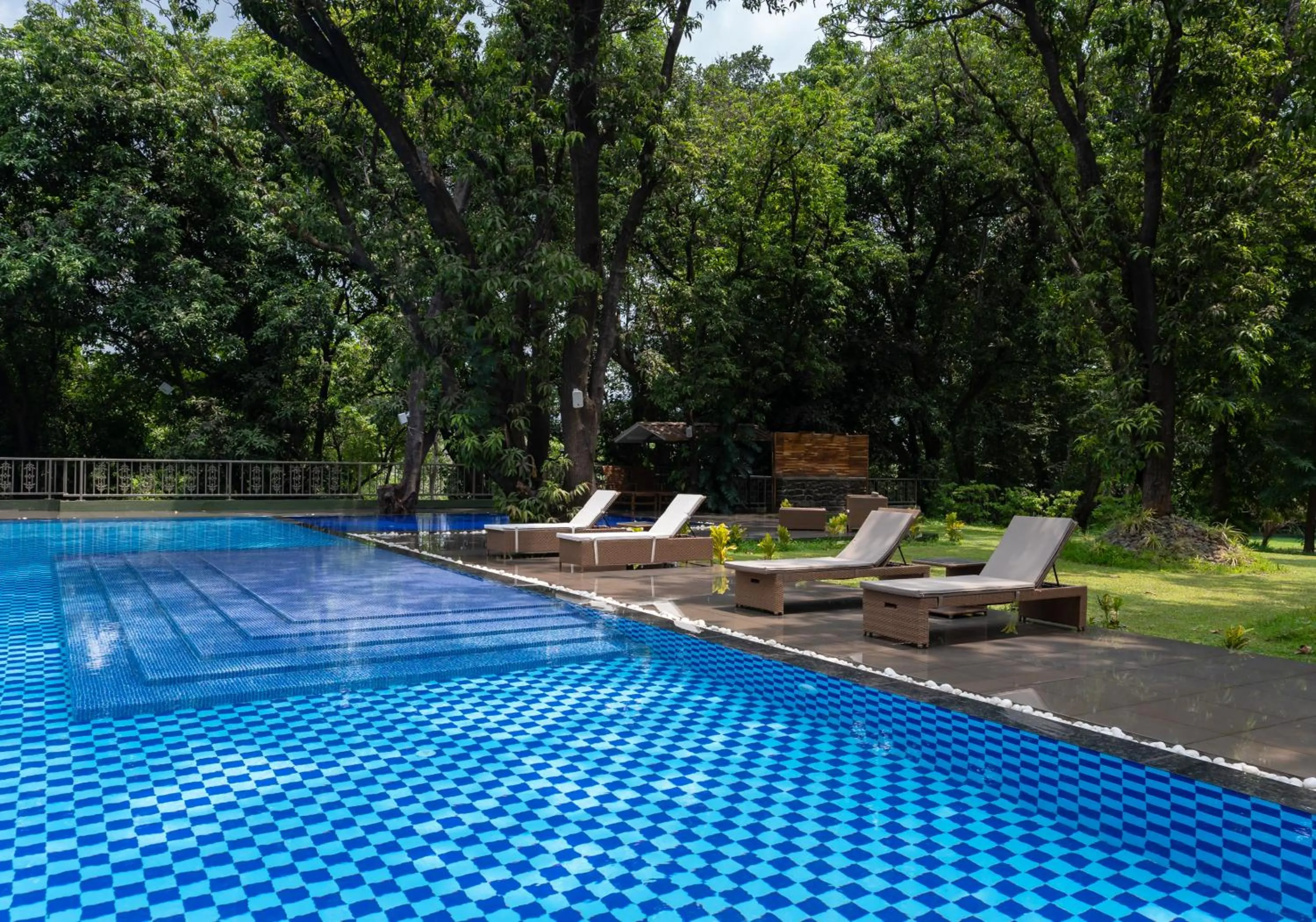 Swimming pool in Oleander Farms, Karjat