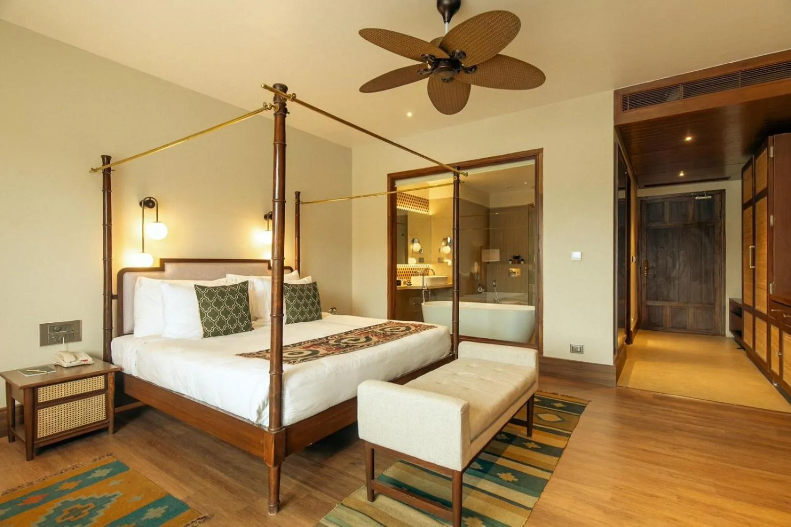 Photo of the whole room, Bed in Oleander Farms, Karjat