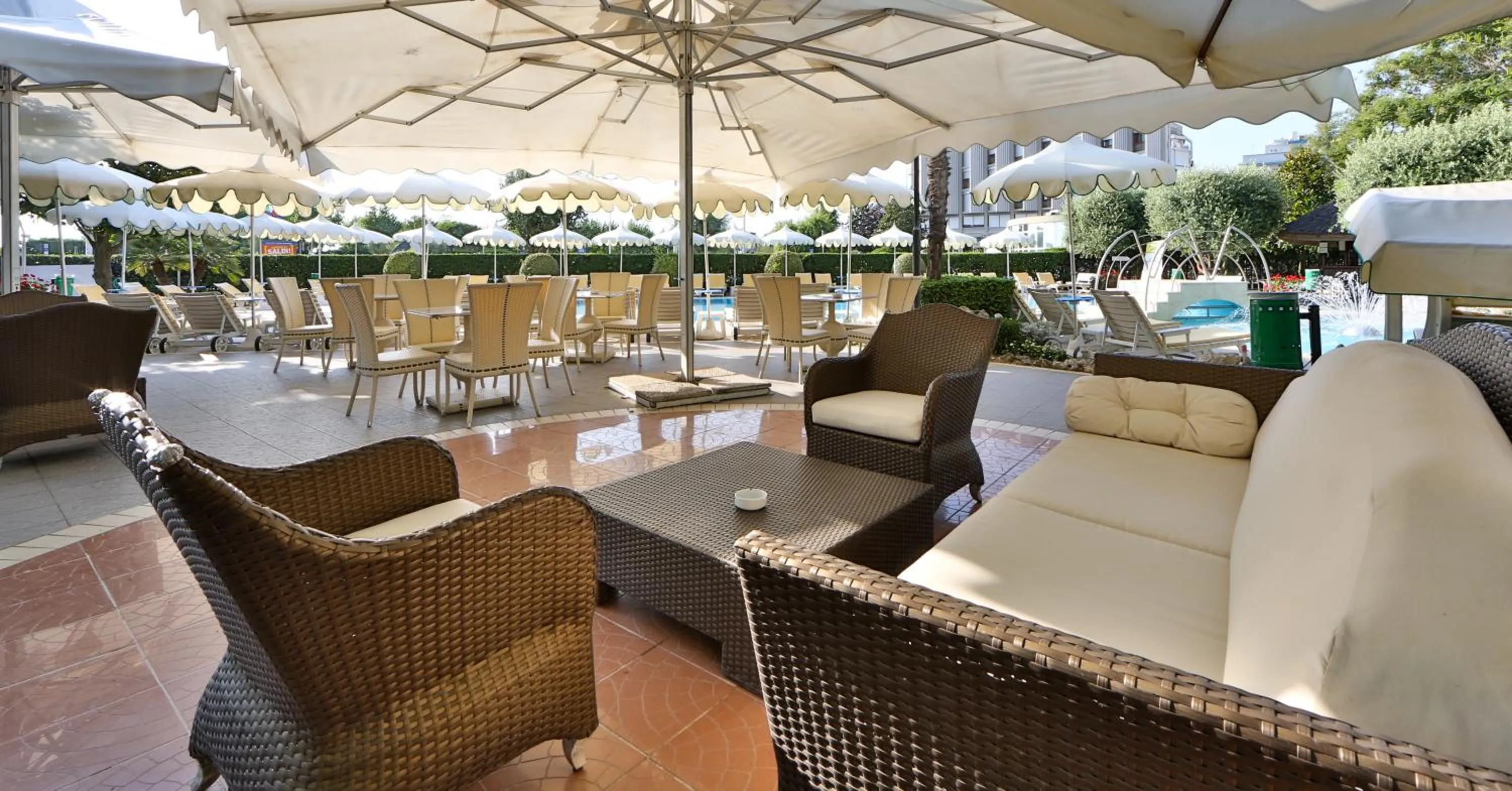 Garden in Hotel Bristol