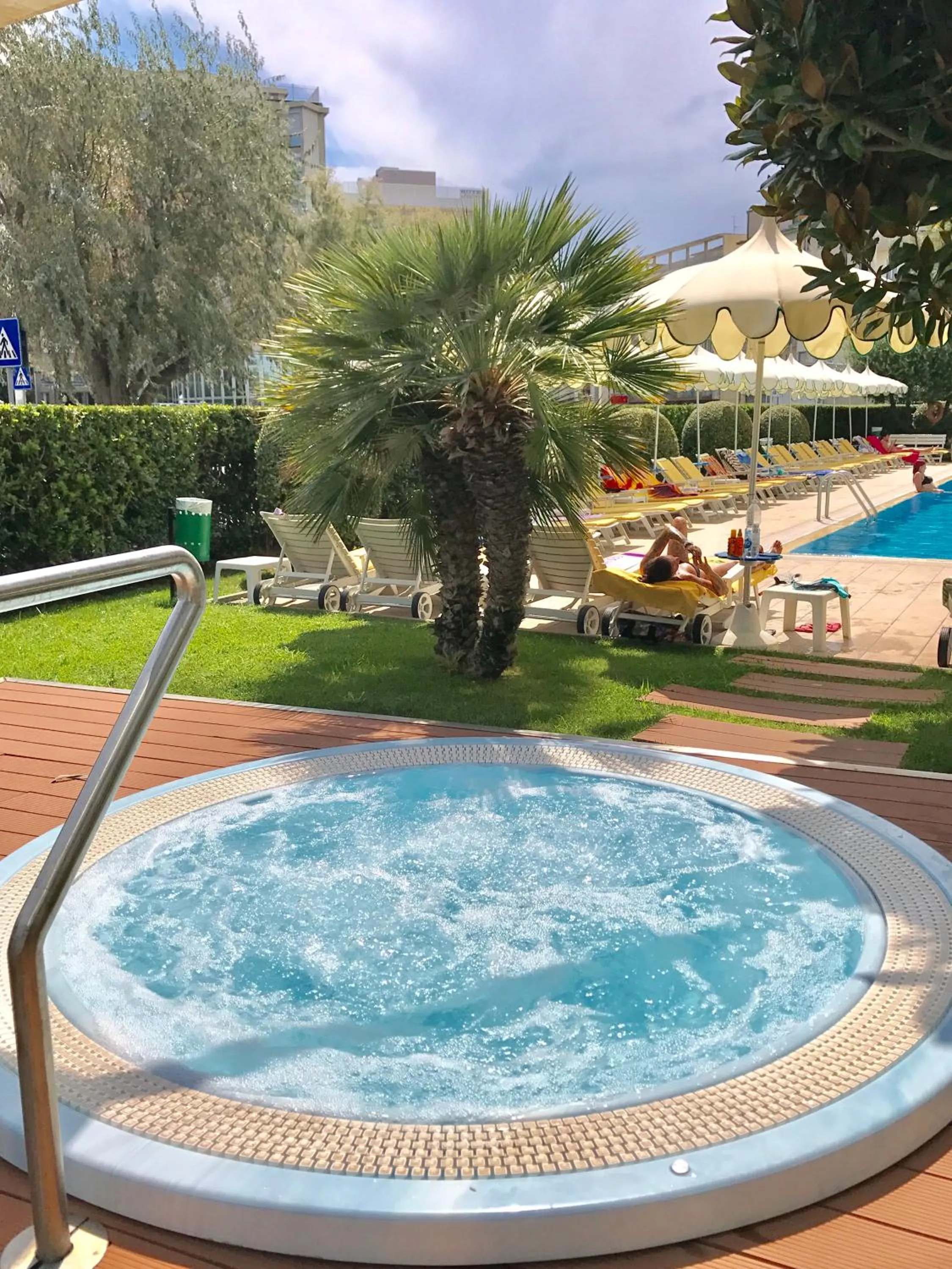 Hot Tub in Hotel Bristol