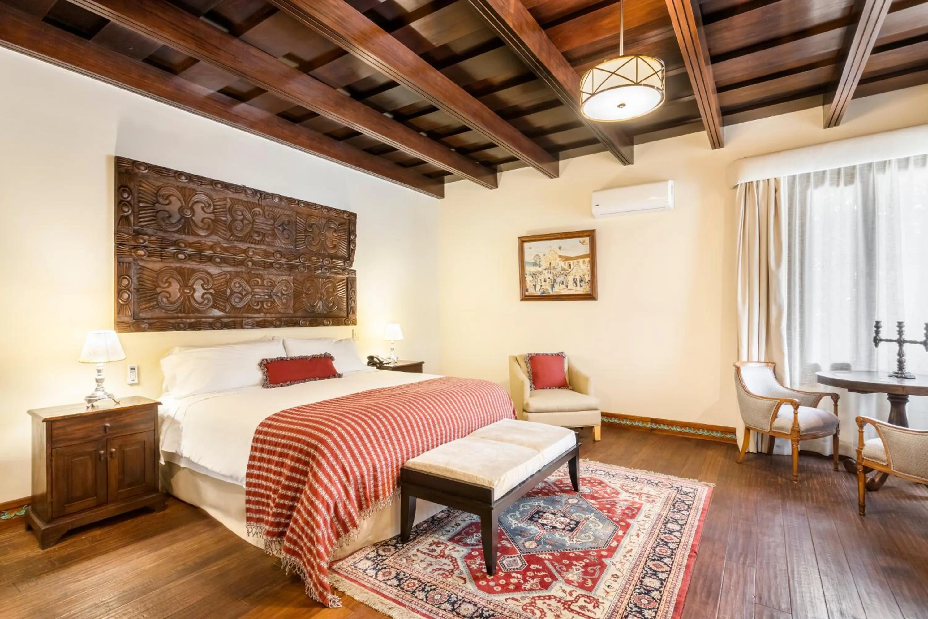 Bed in Pensativo House Hotel