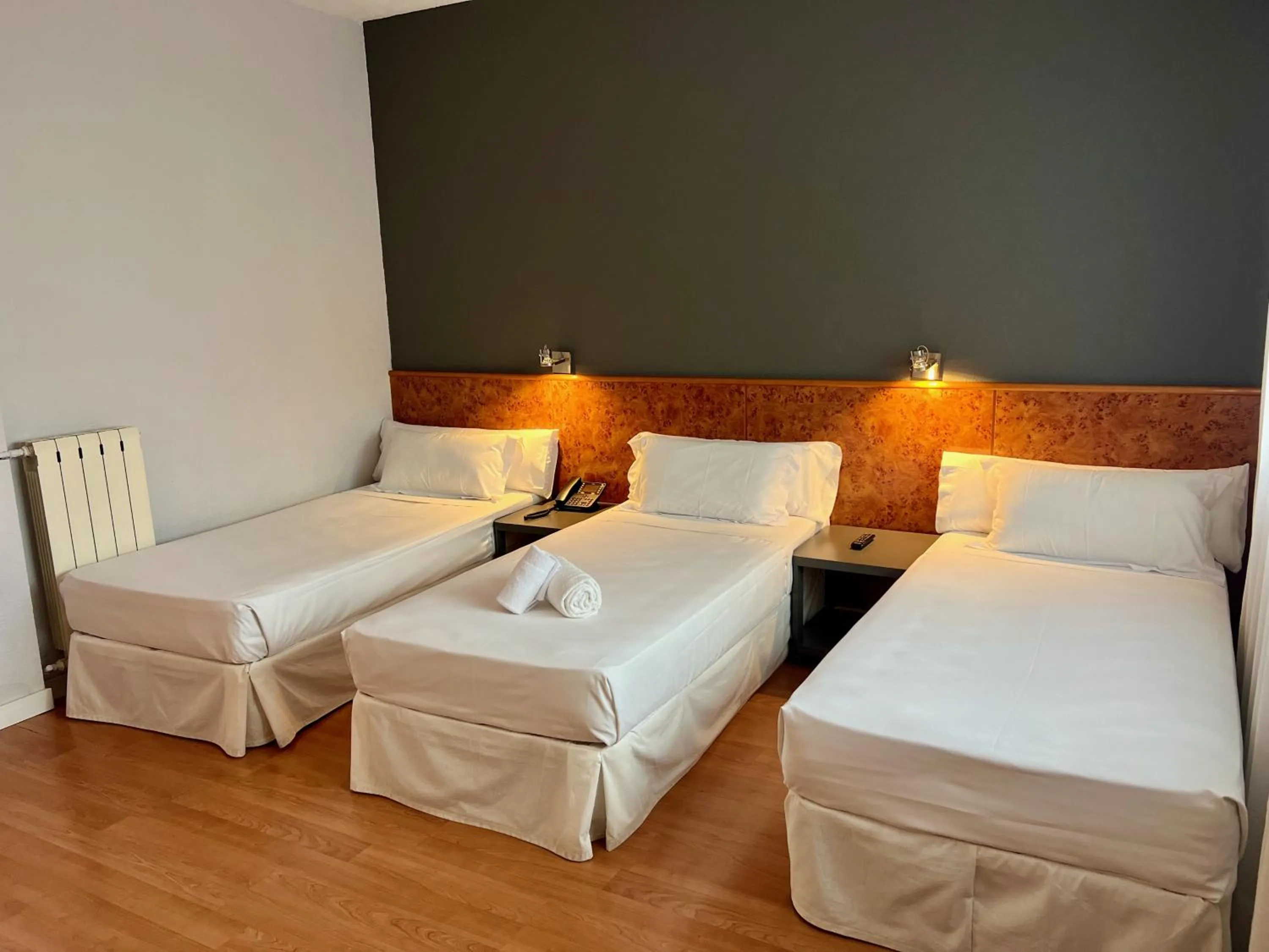 Bed in AP Hotel Madrid Airport