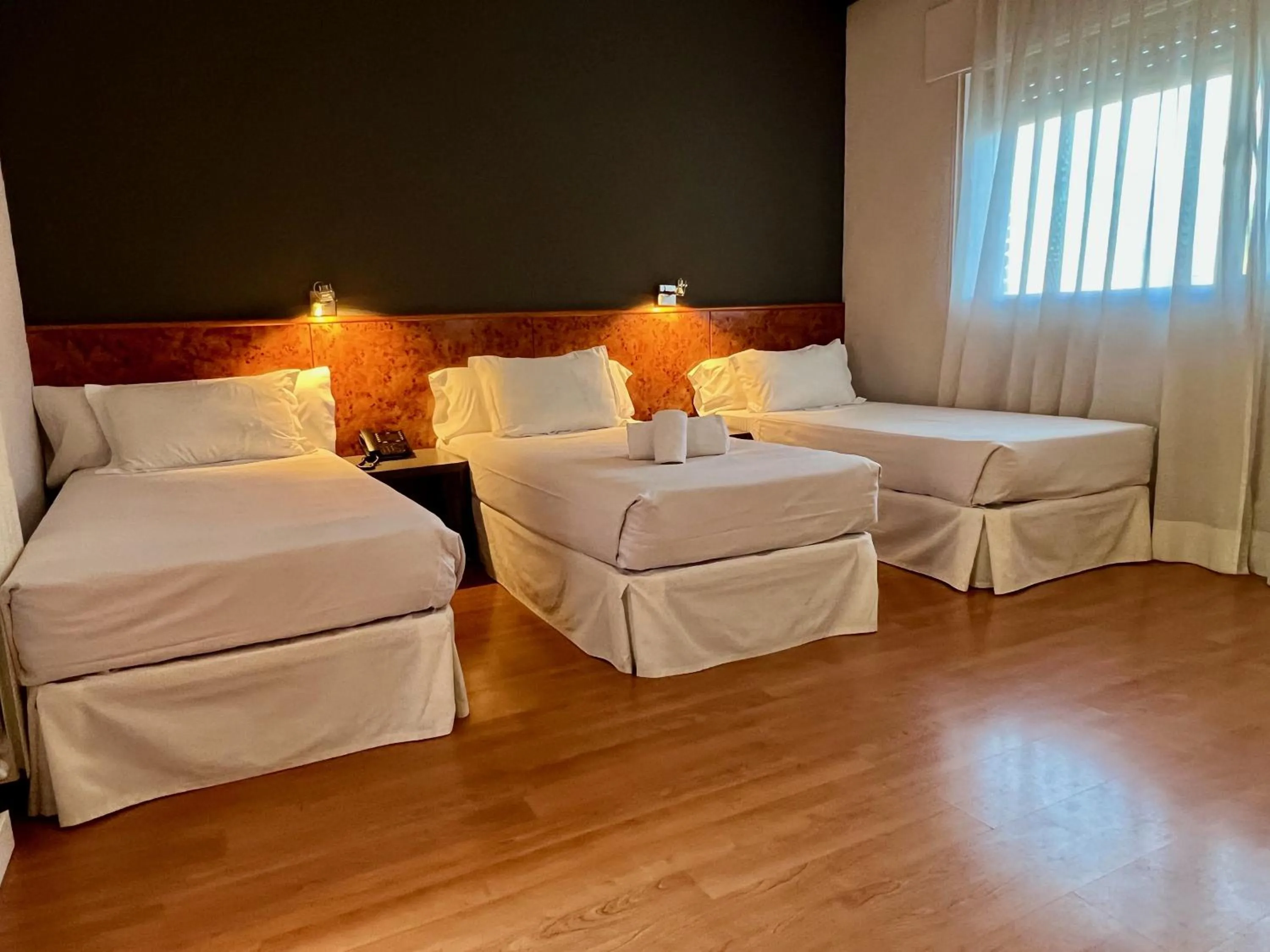 Bed in AP Hotel Madrid Airport