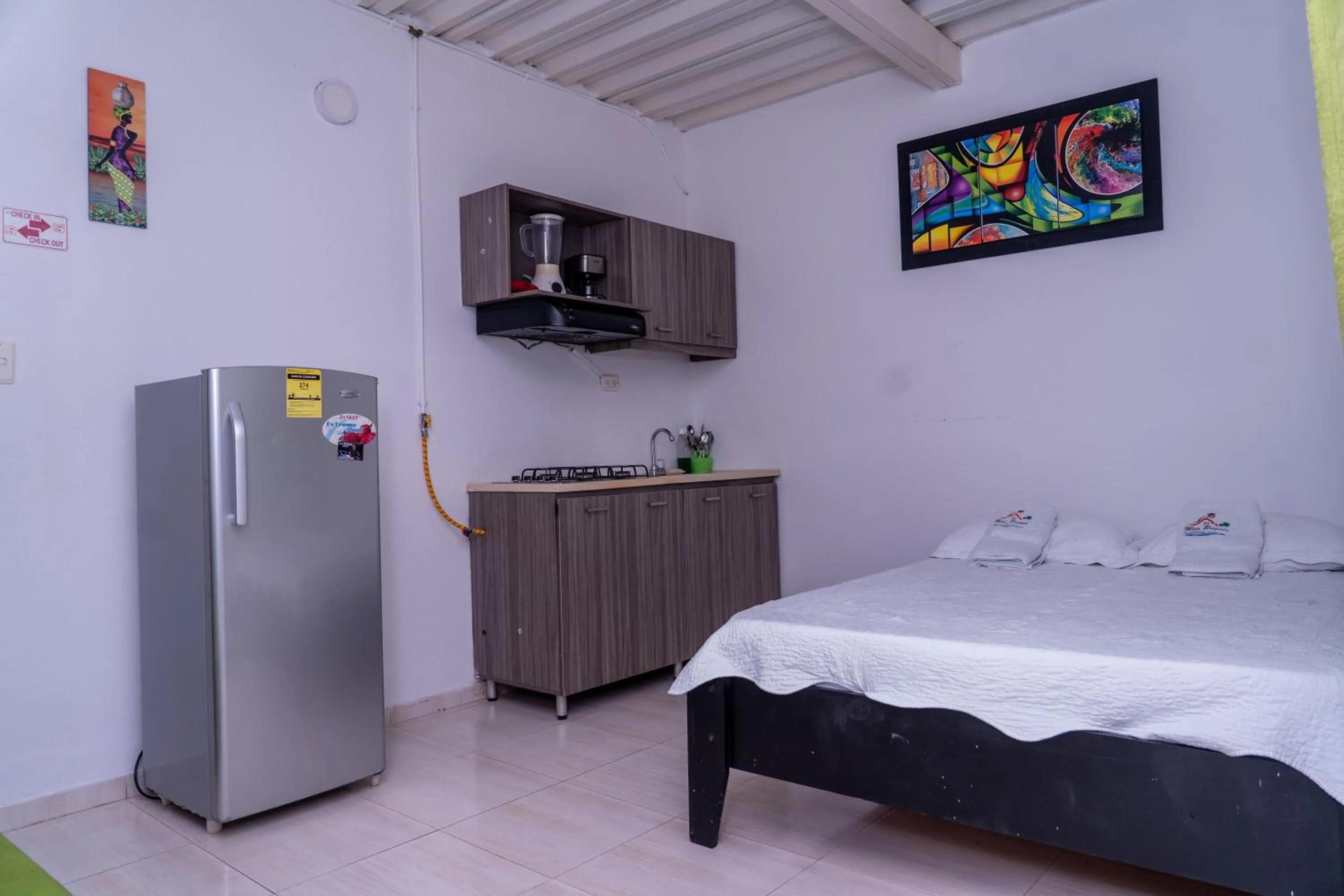 Bed in Apartamento Miss Brigida