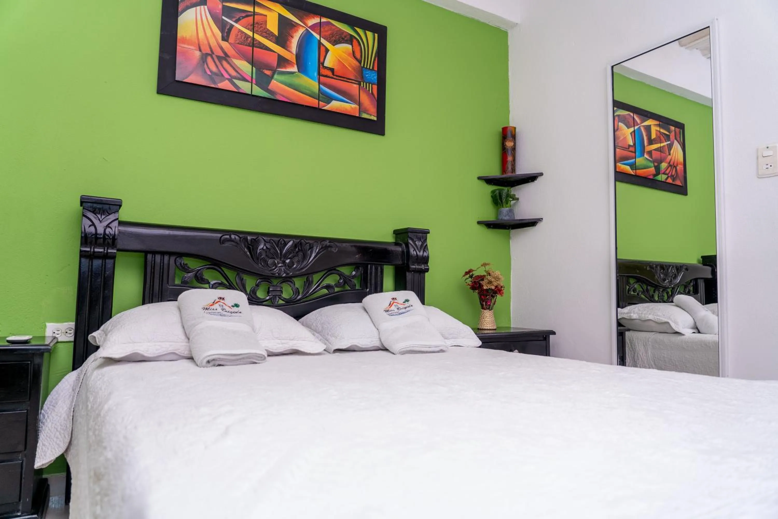 Bed in Apartamento Miss Brigida