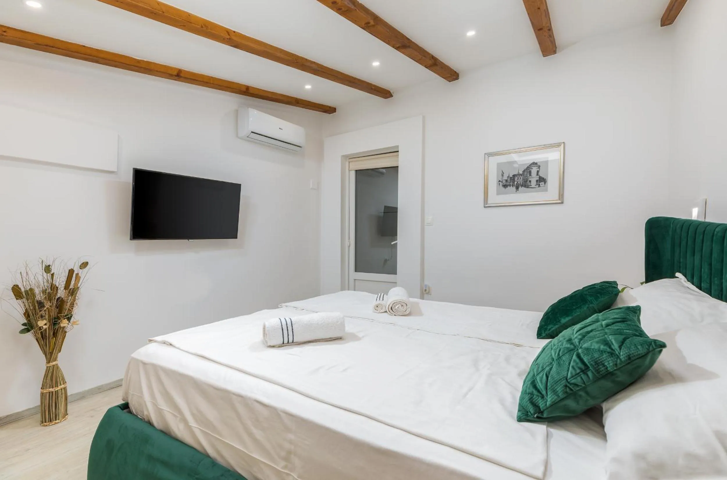 Bed in Apartment Augusto - Sea view