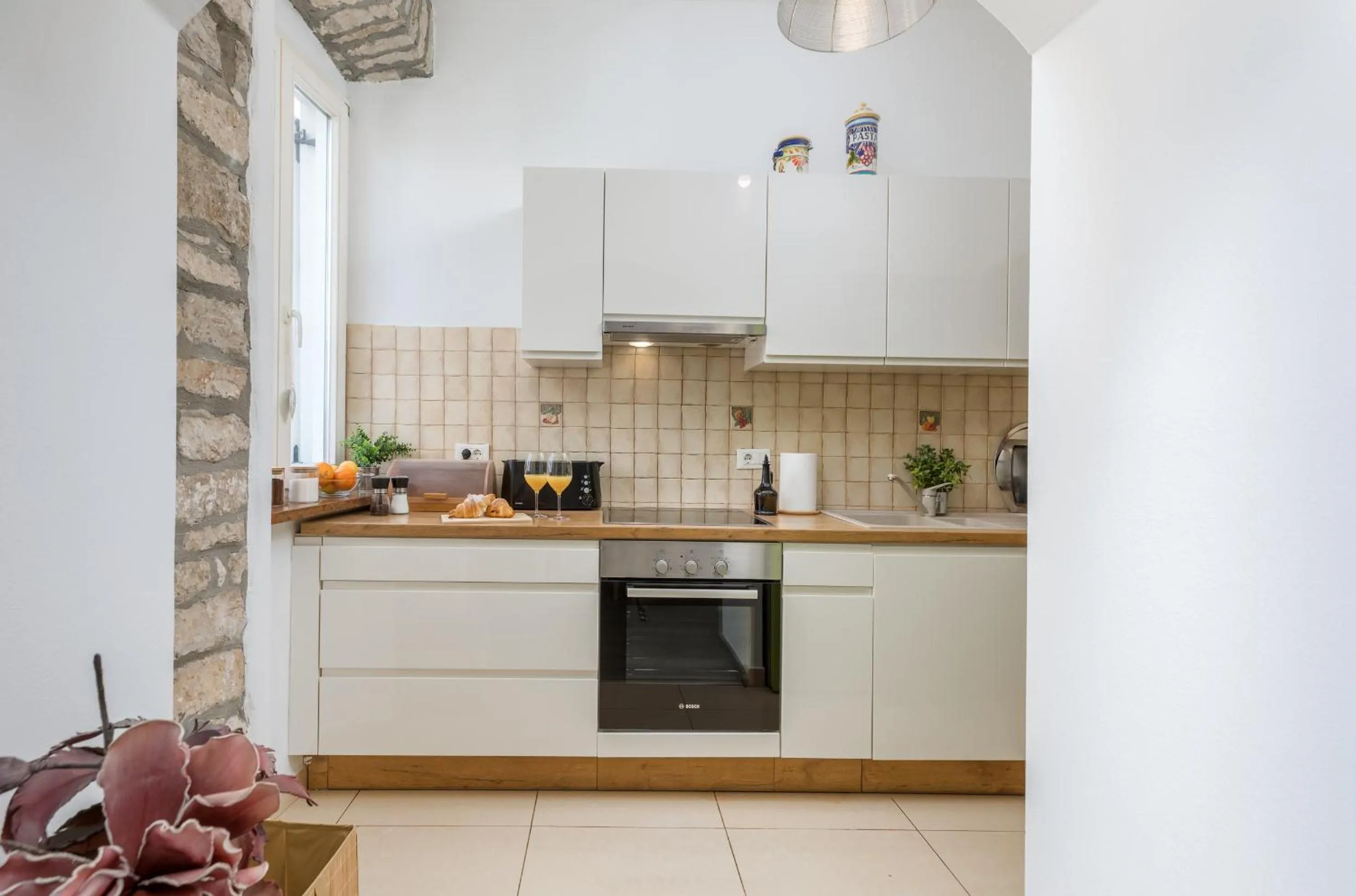 Communal kitchen in Apartment Augusto - Sea view