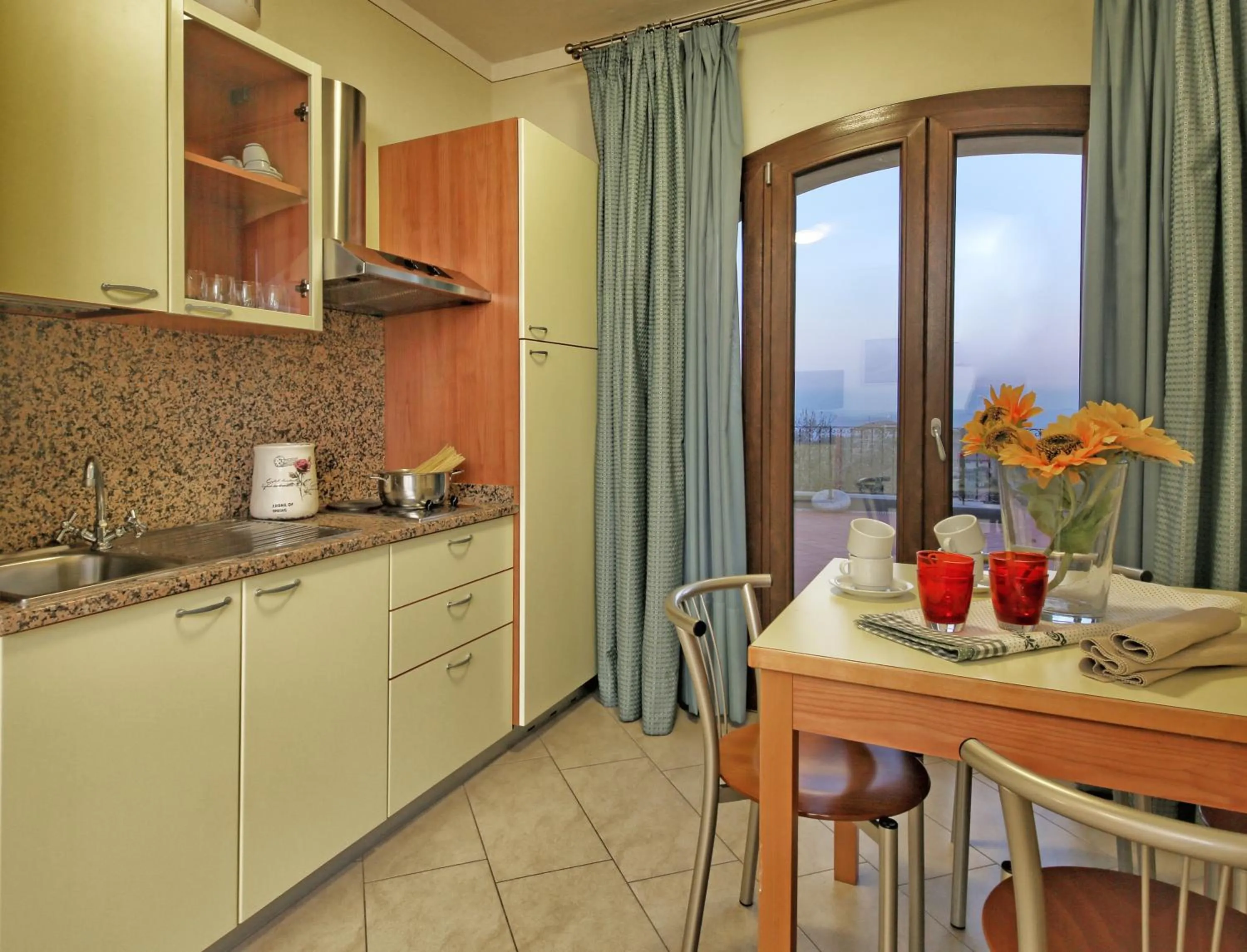 Dining area in San Rocco Relais