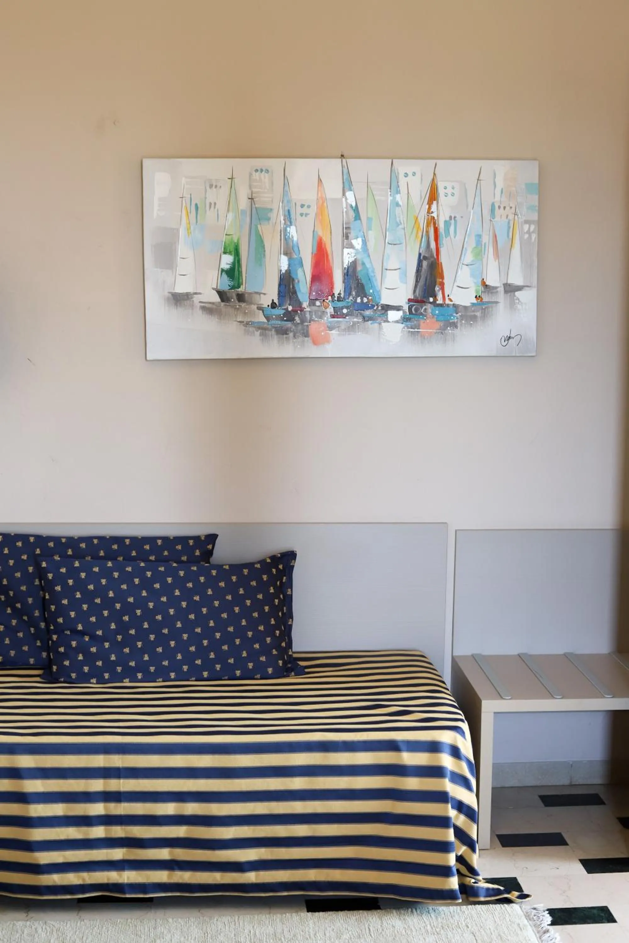 Bed in San Rocco Relais