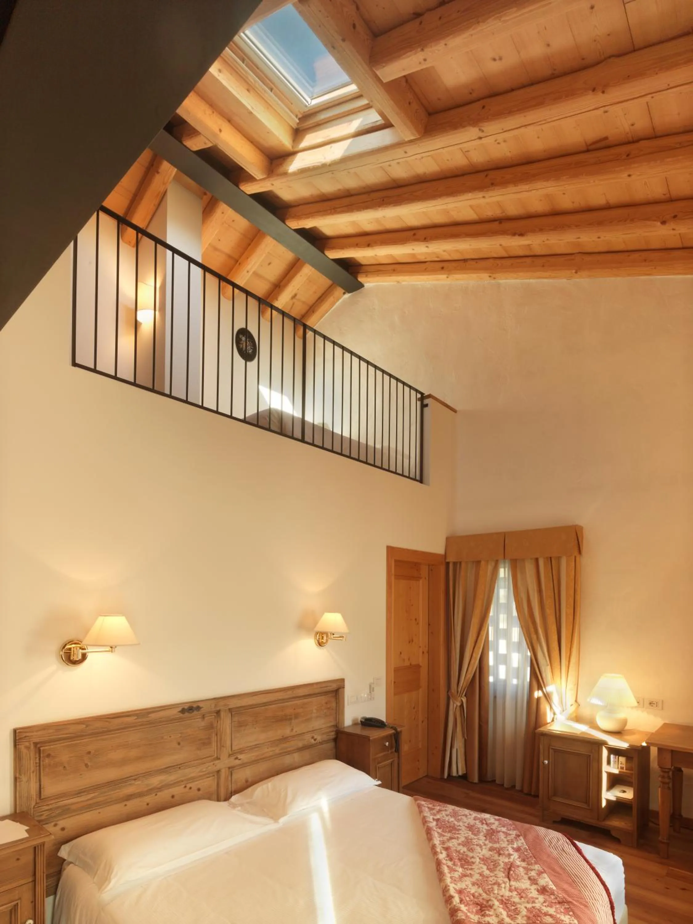 Bed in Villa Toderini