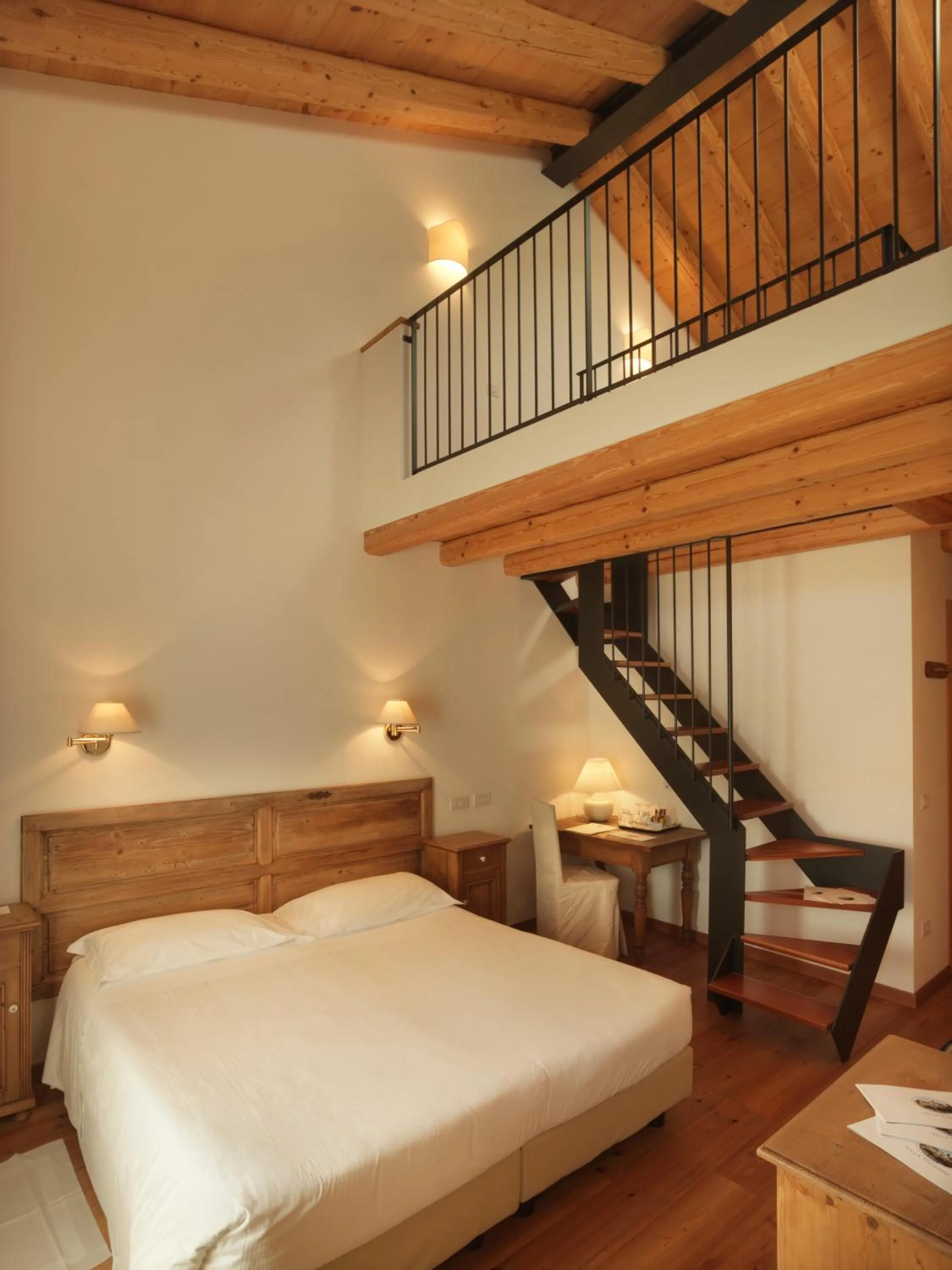 Bed in Villa Toderini