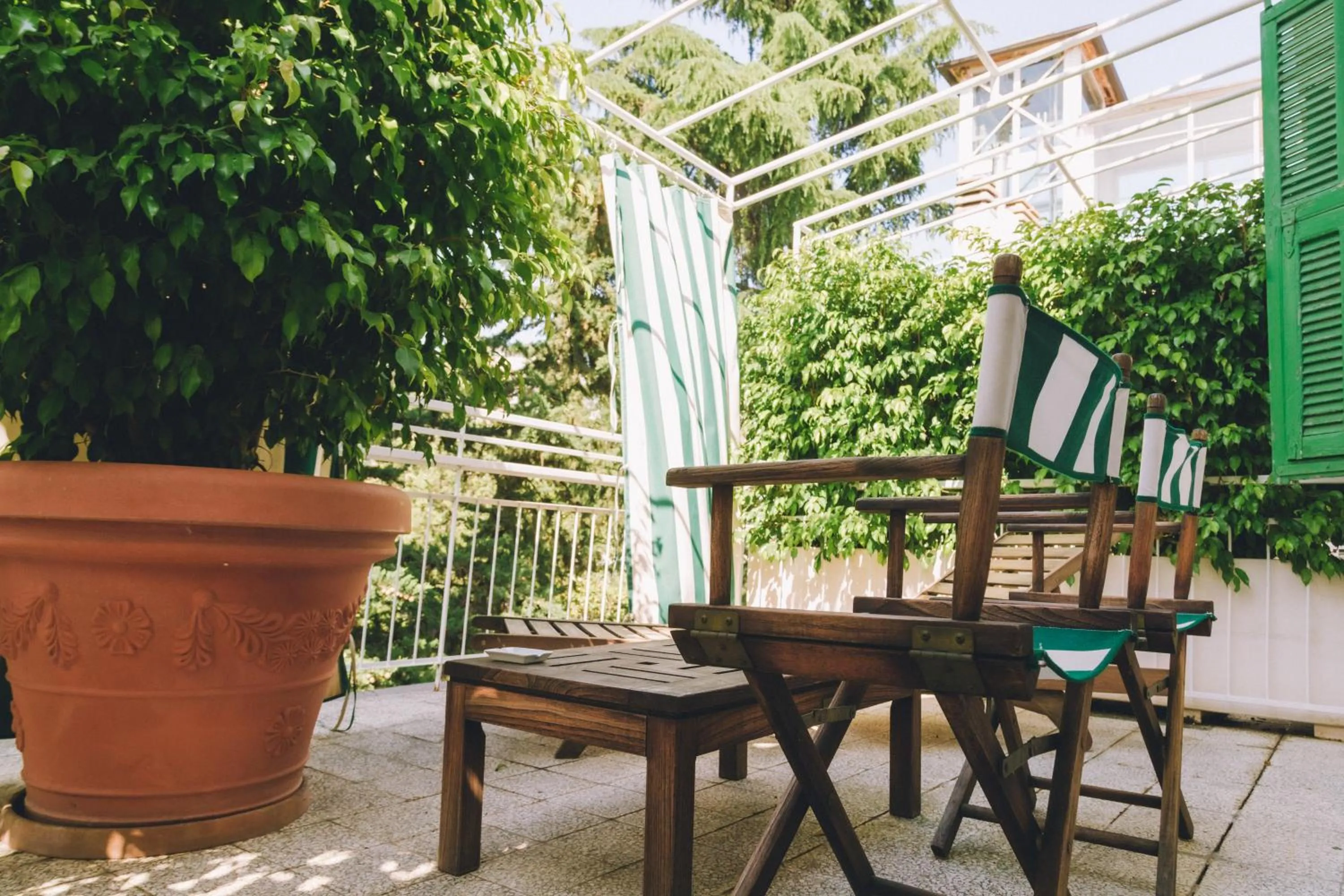 Balcony/Terrace in Eveline Portosole Hotel
