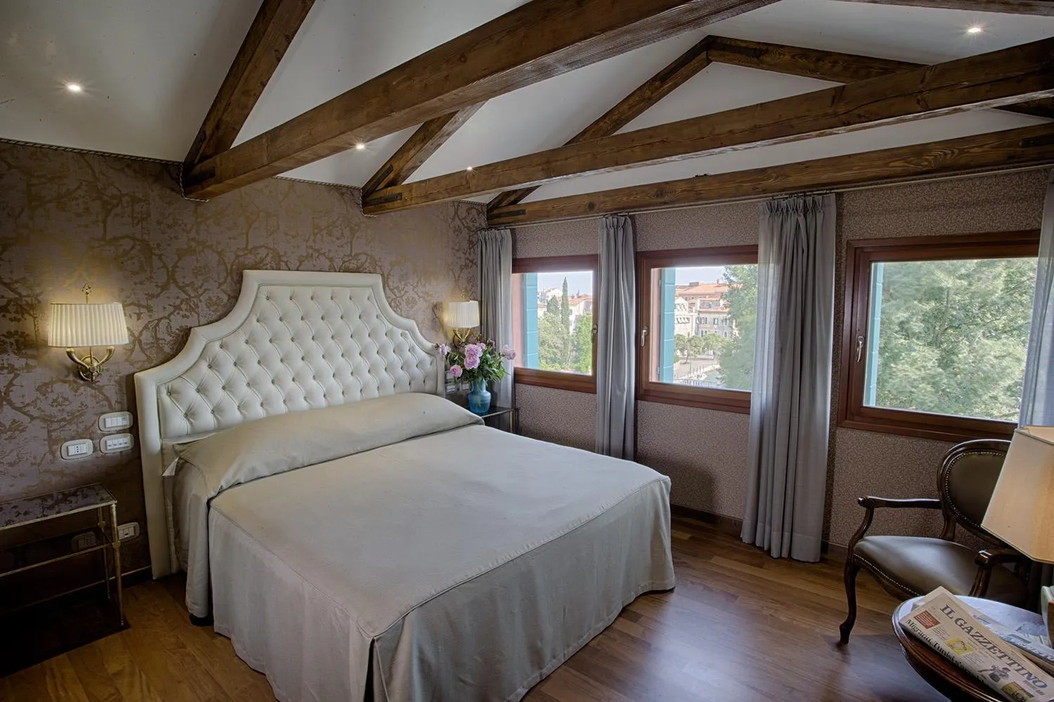 Bedroom, Bed in Hotel Santa Chiara