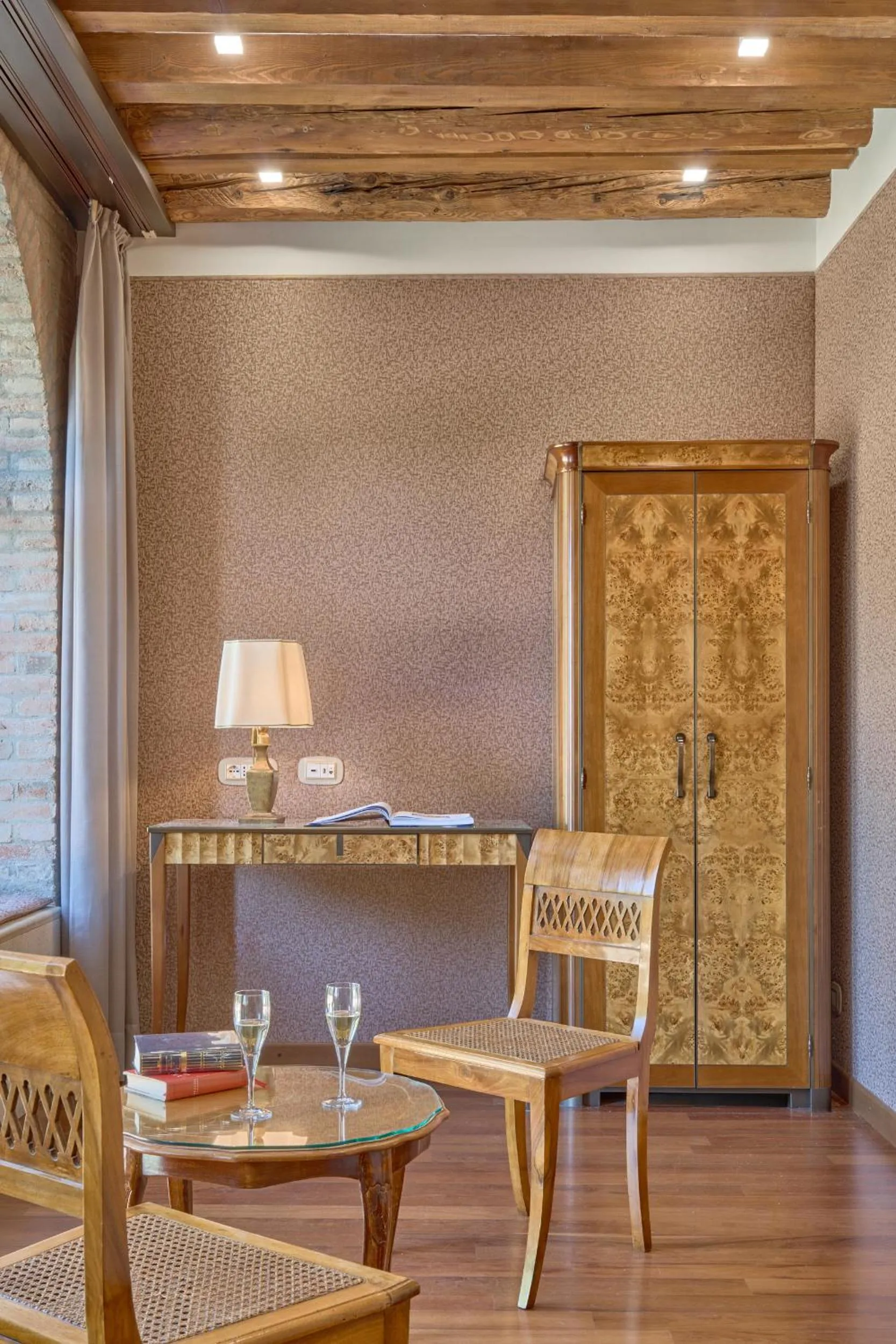 Decorative detail in Hotel Santa Chiara