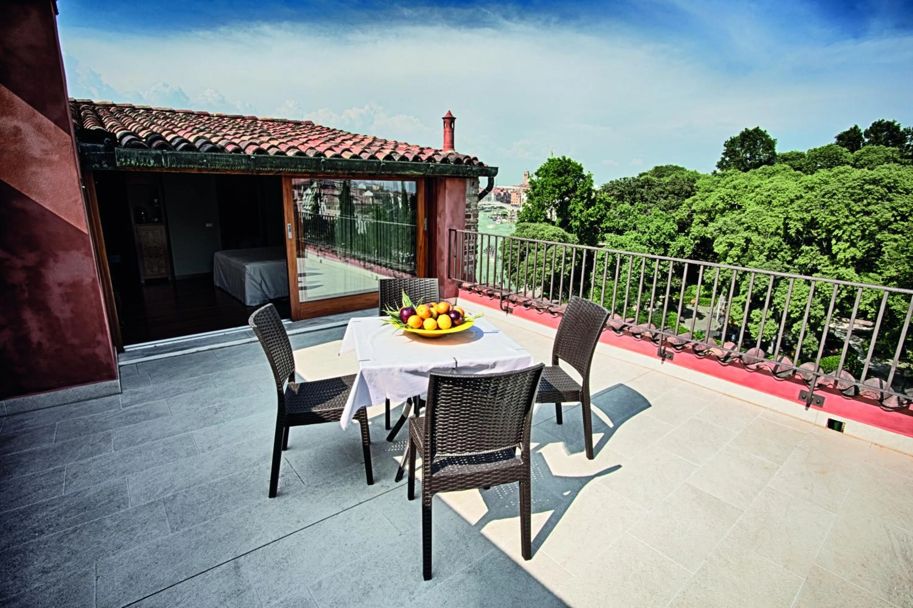 Balcony/Terrace in Hotel Santa Chiara