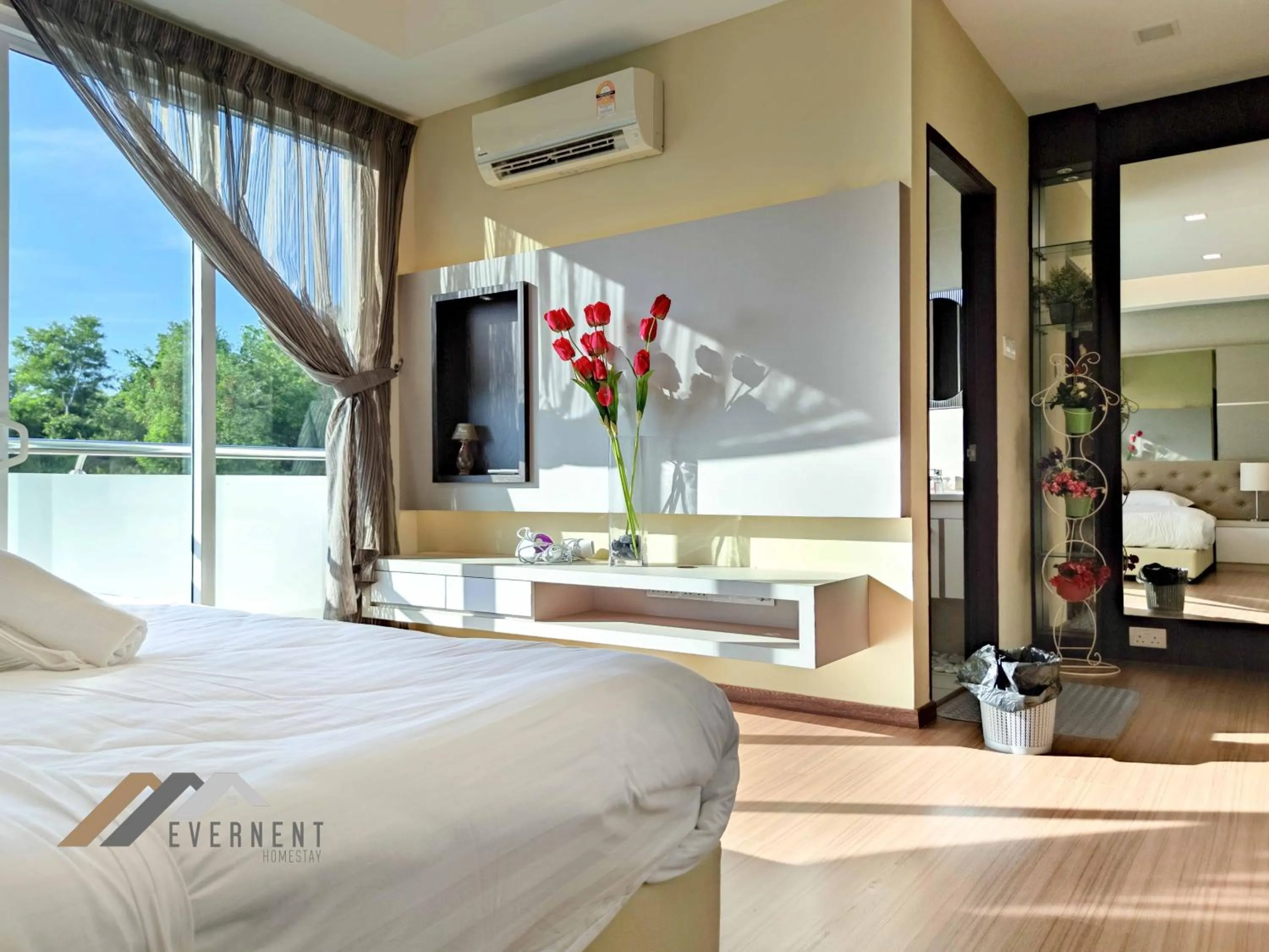 Bed in Serene Heights by Evernent