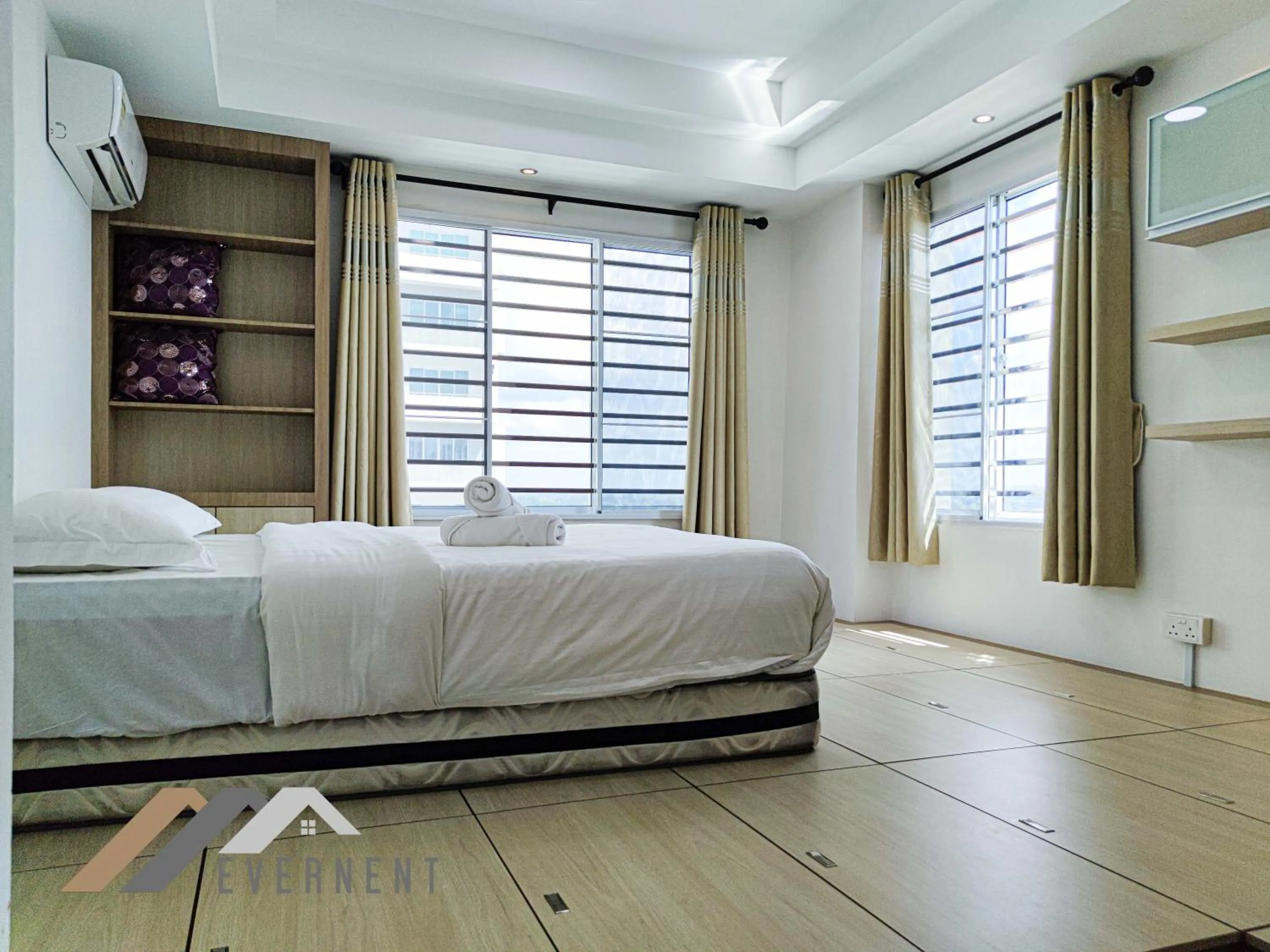 Bed in Serene Heights by Evernent