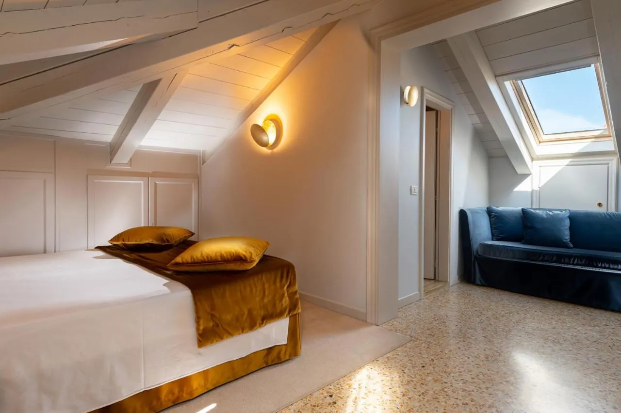 Bed in Hotel Tiziano