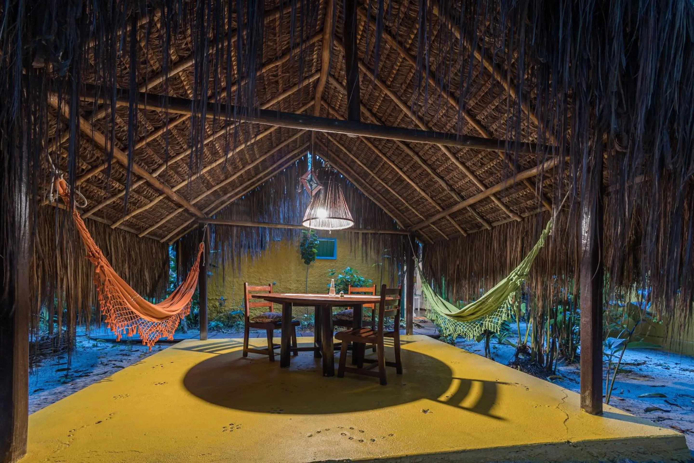 Garden in Pousada Canoa Nativa