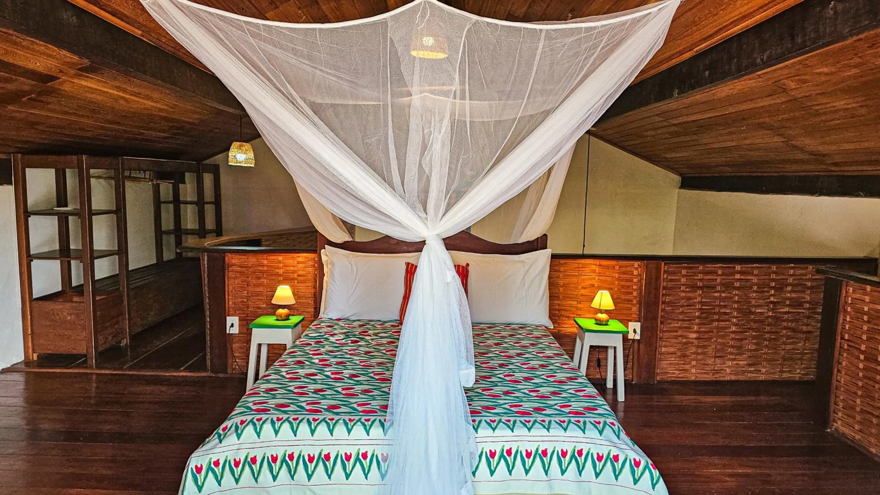 Bedroom, Bed in Pousada Canoa Nativa