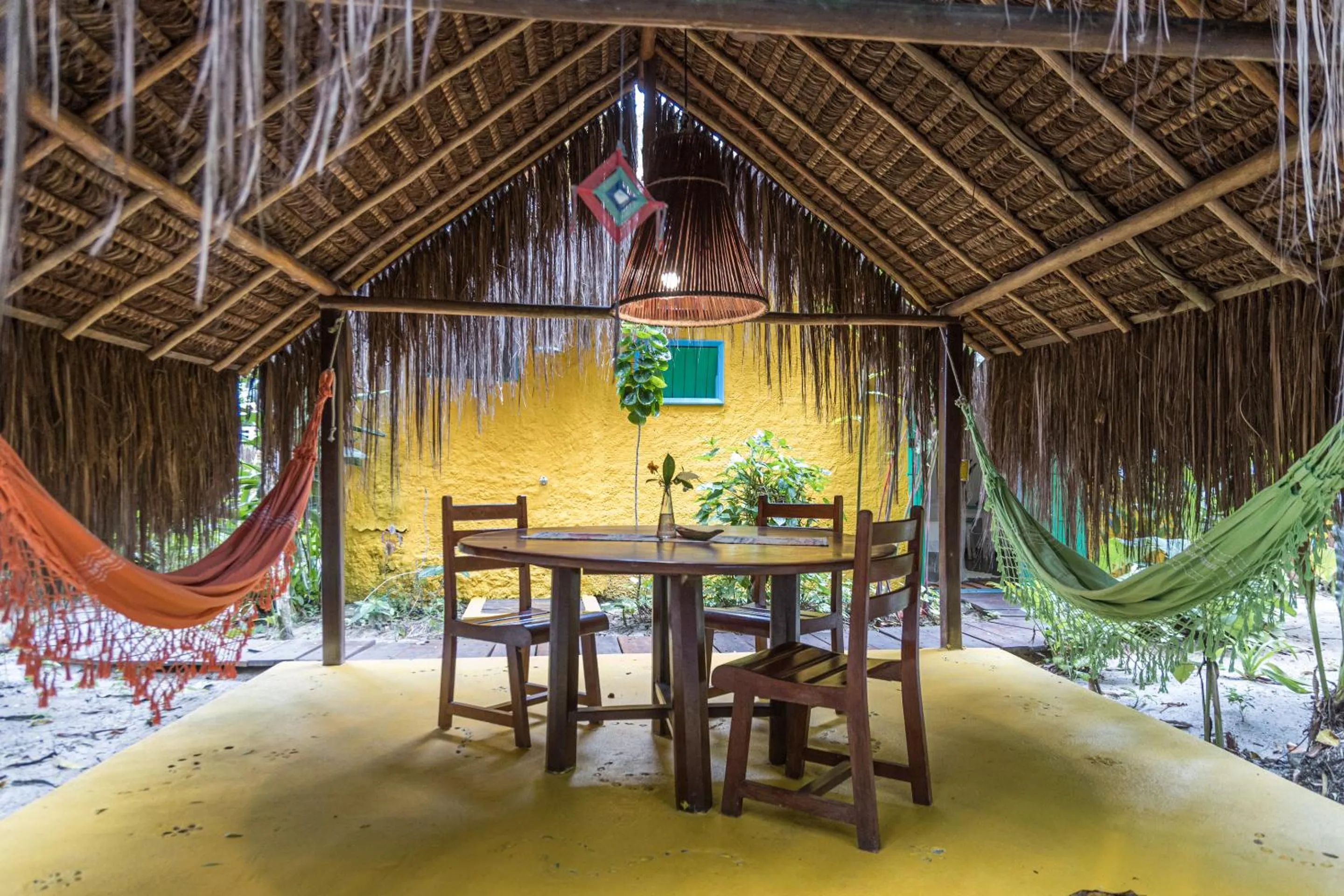 Patio in Pousada Canoa Nativa