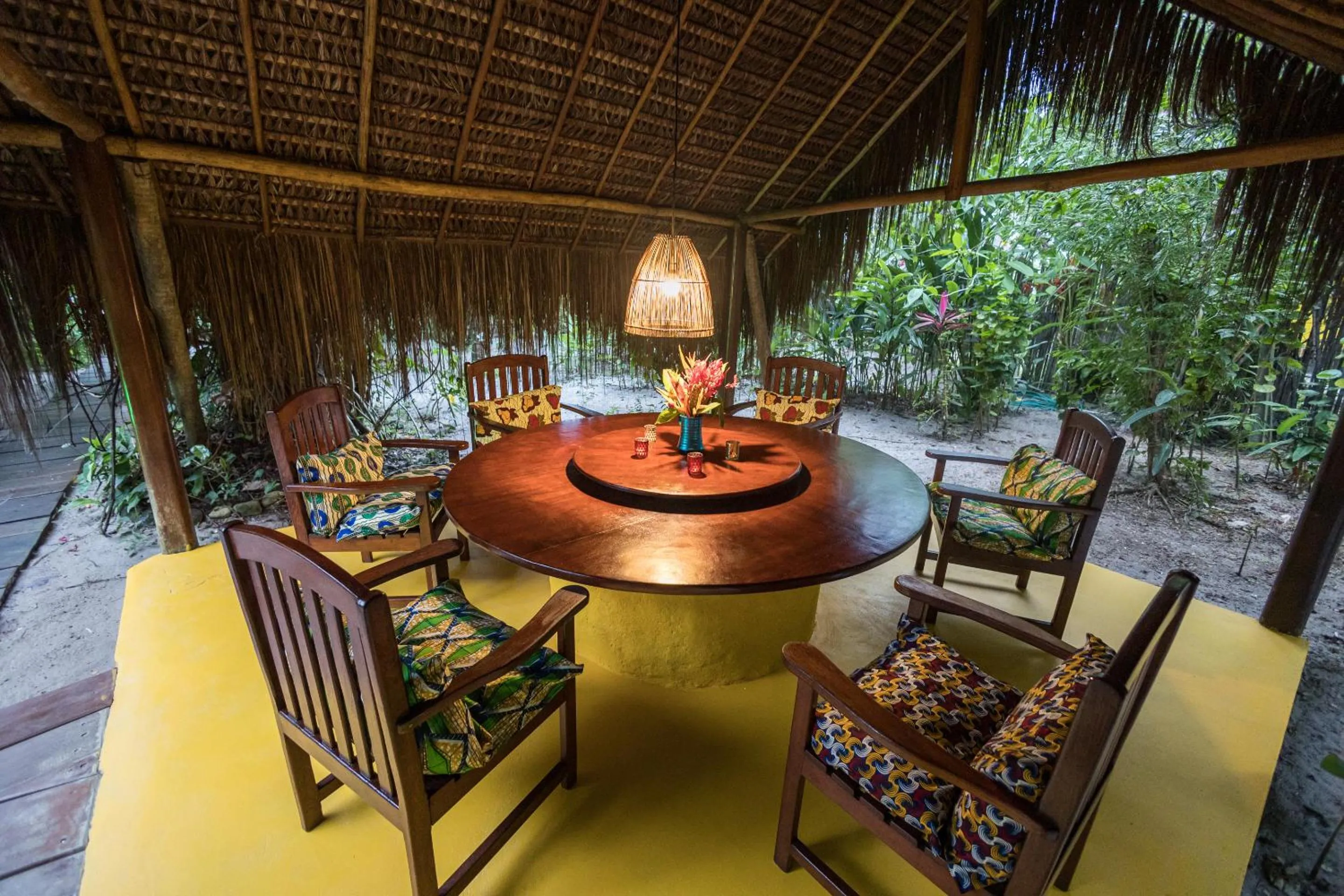 Garden in Pousada Canoa Nativa