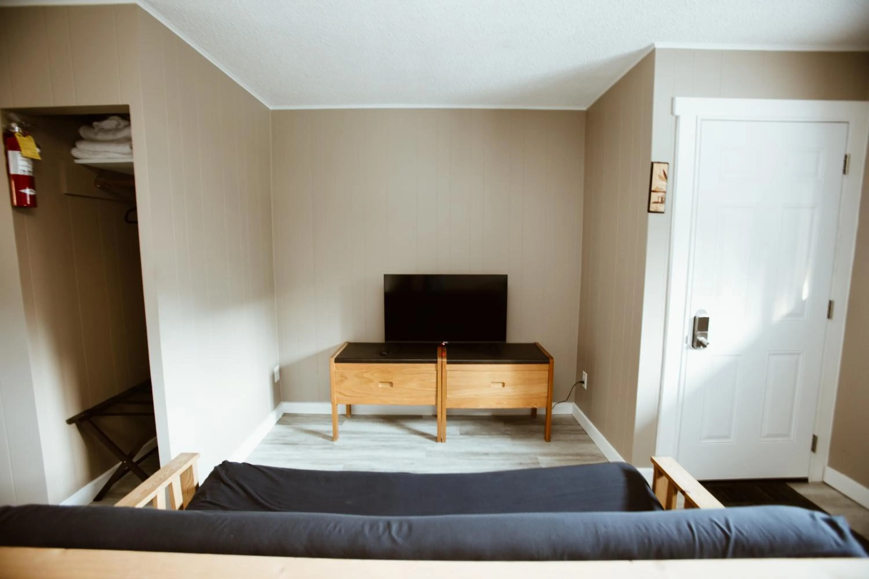 Bed in Lone Star Motel