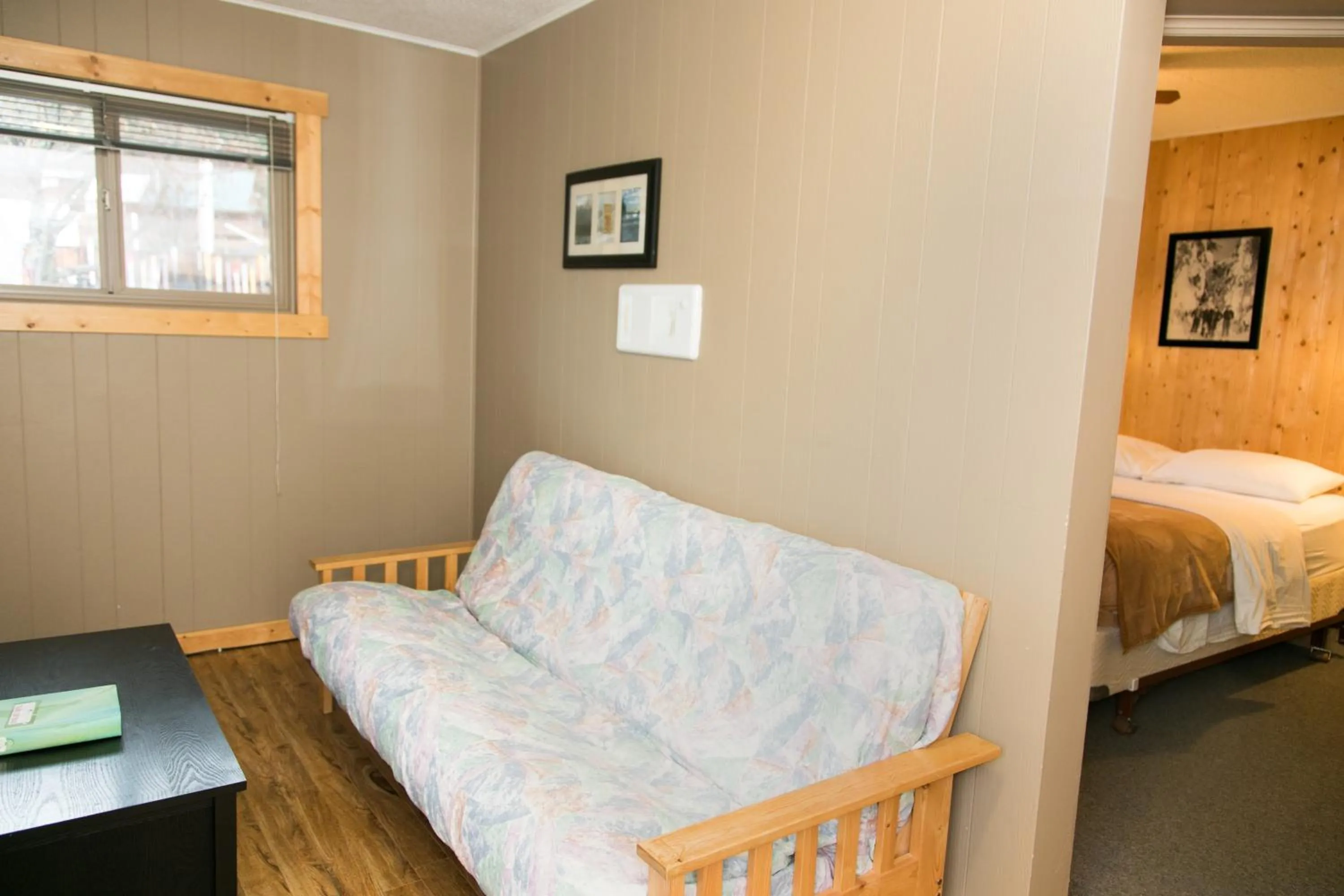 Bed in Lone Star Motel