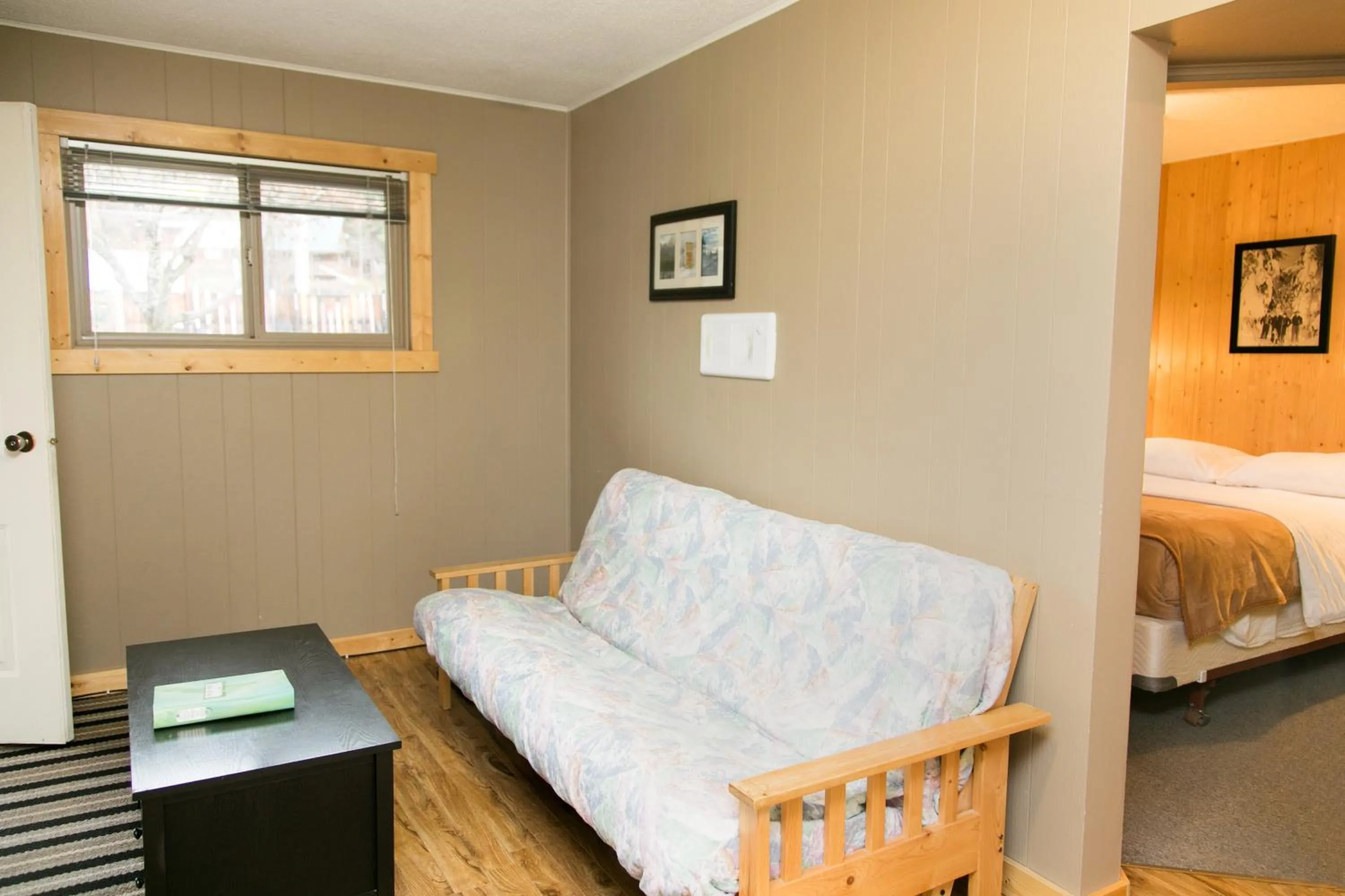 Bed in Lone Star Motel