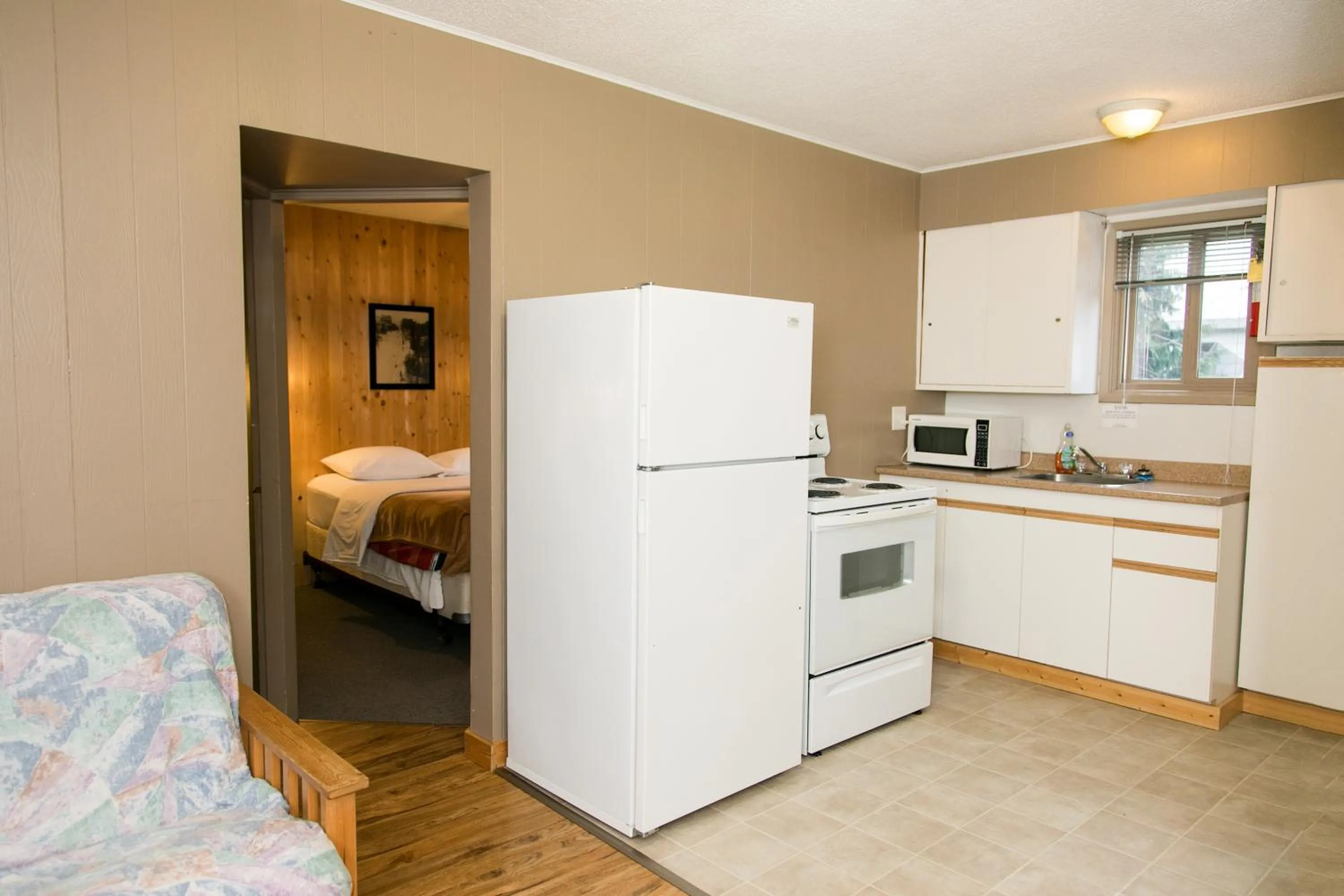 Bed in Lone Star Motel