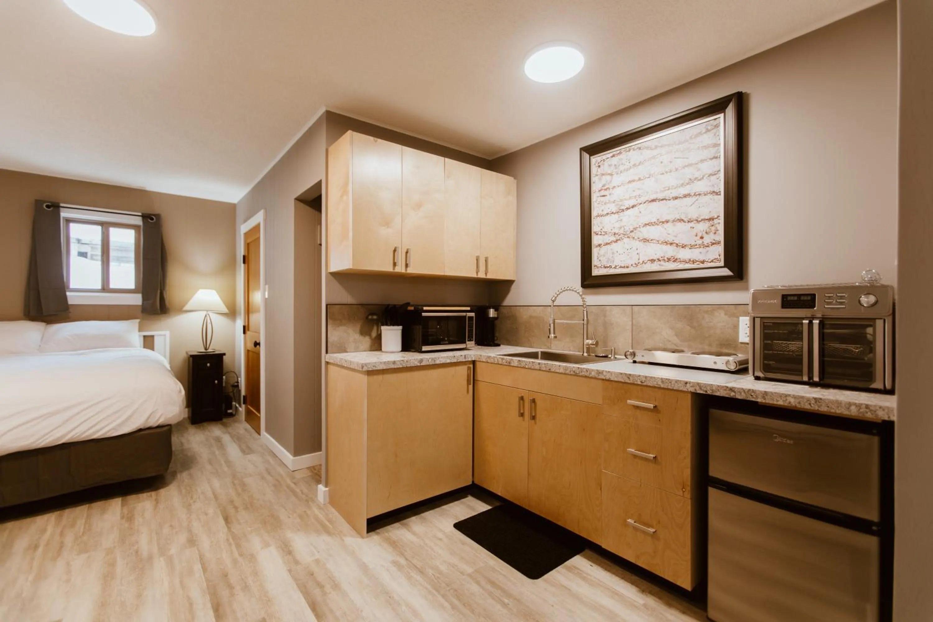 Bed in Lone Star Motel