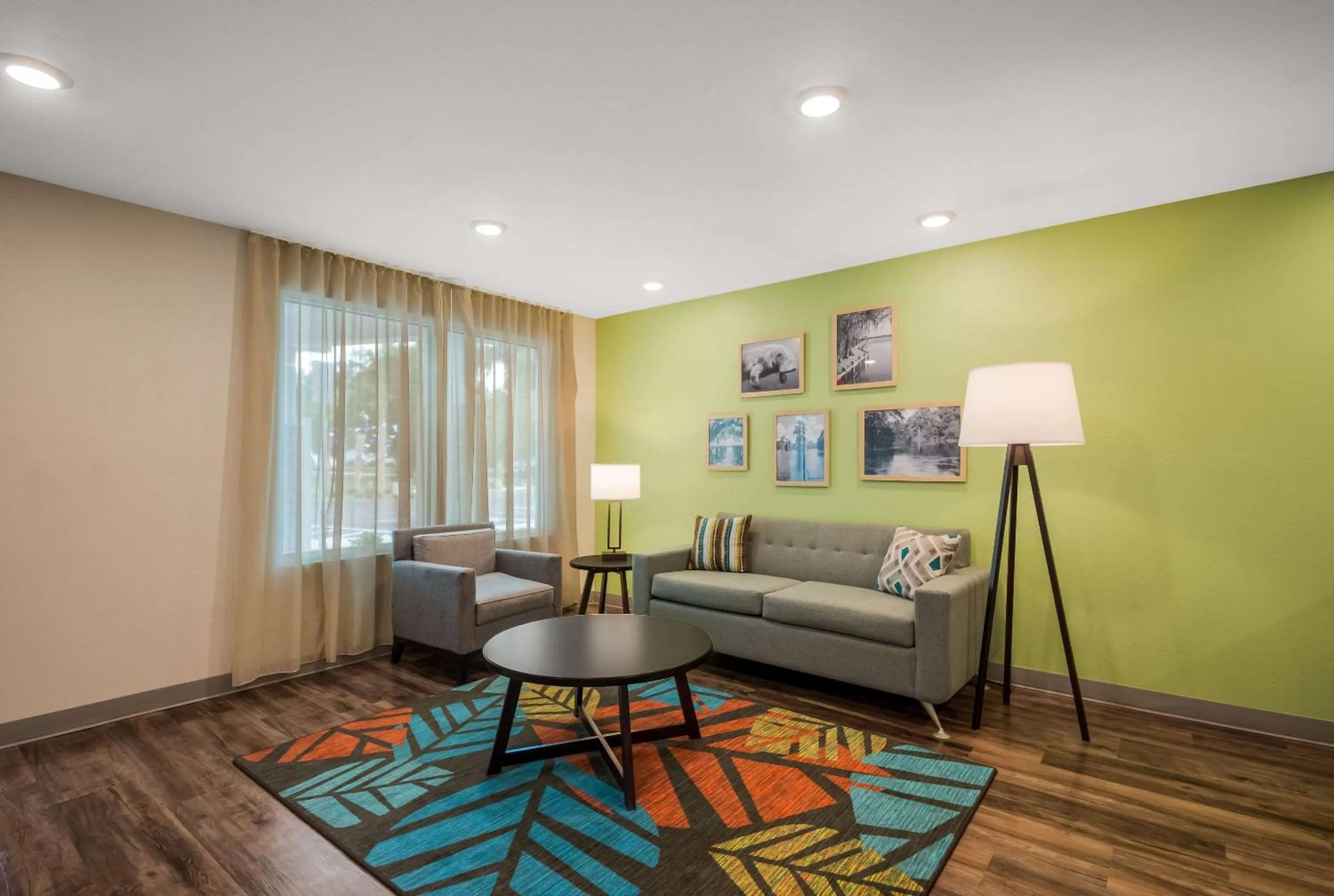 Lobby or reception in WoodSpring Suites Inverness