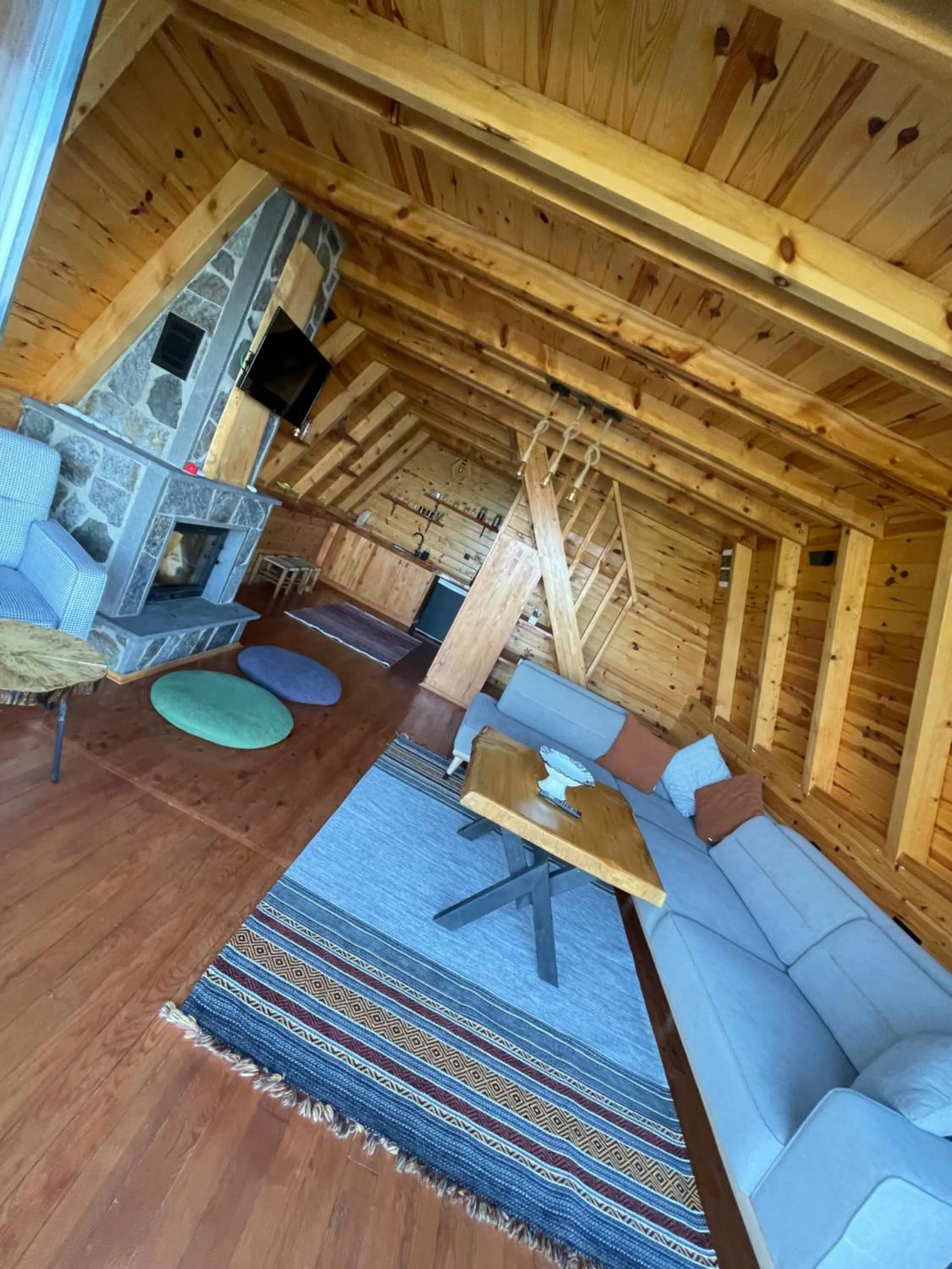 Living room in Dağderebungalow