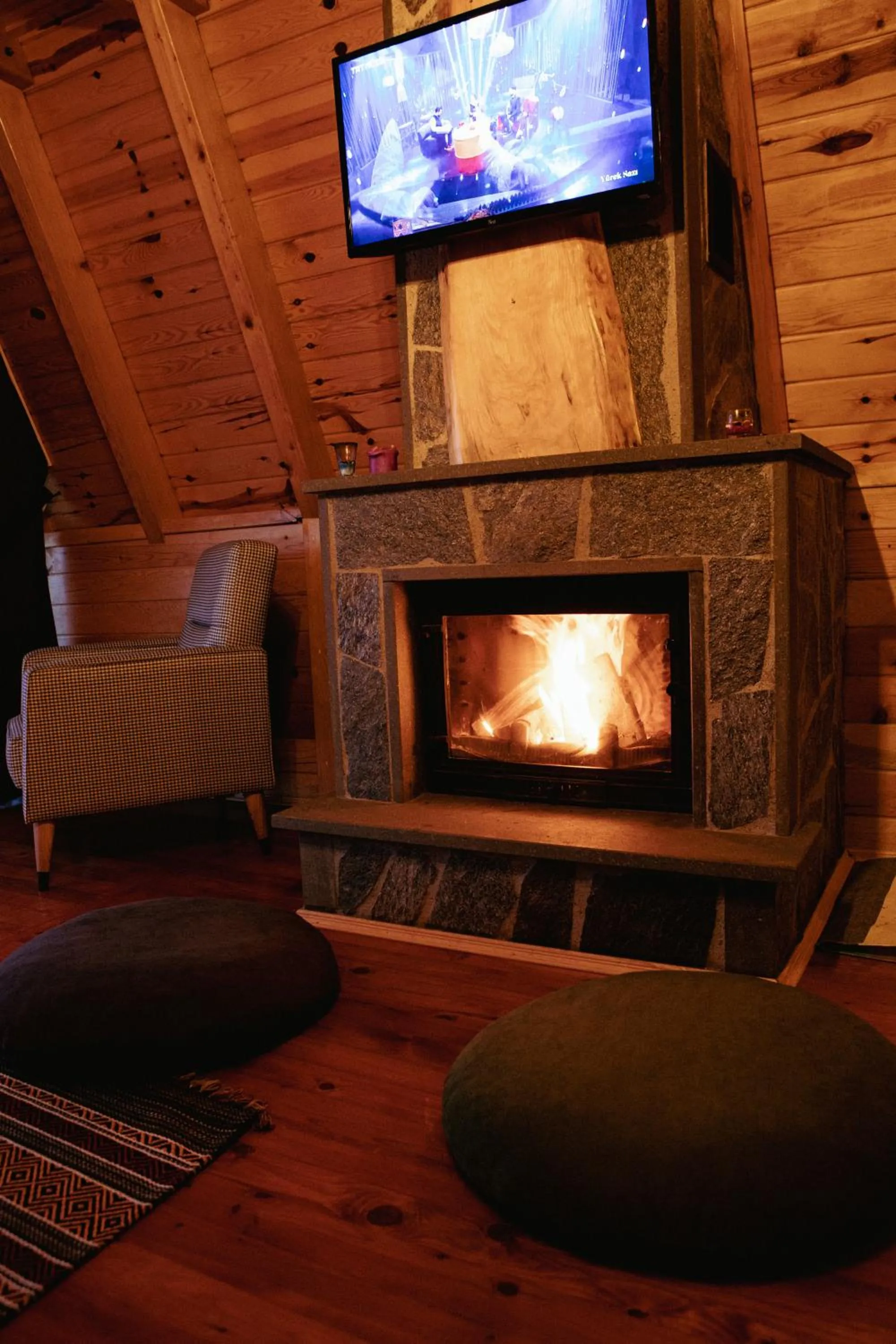 Living room in Dağderebungalow