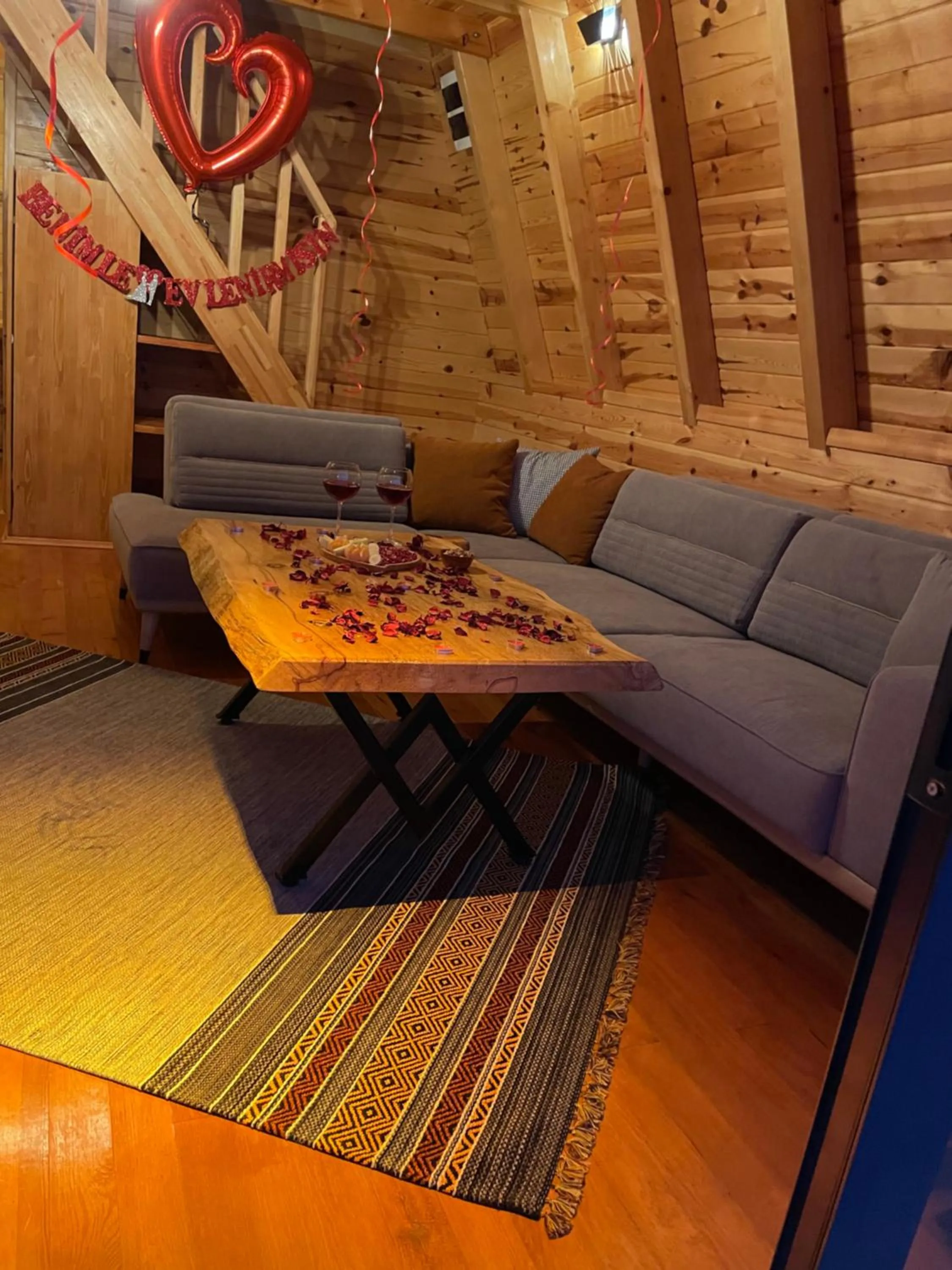 Living room in Dağderebungalow