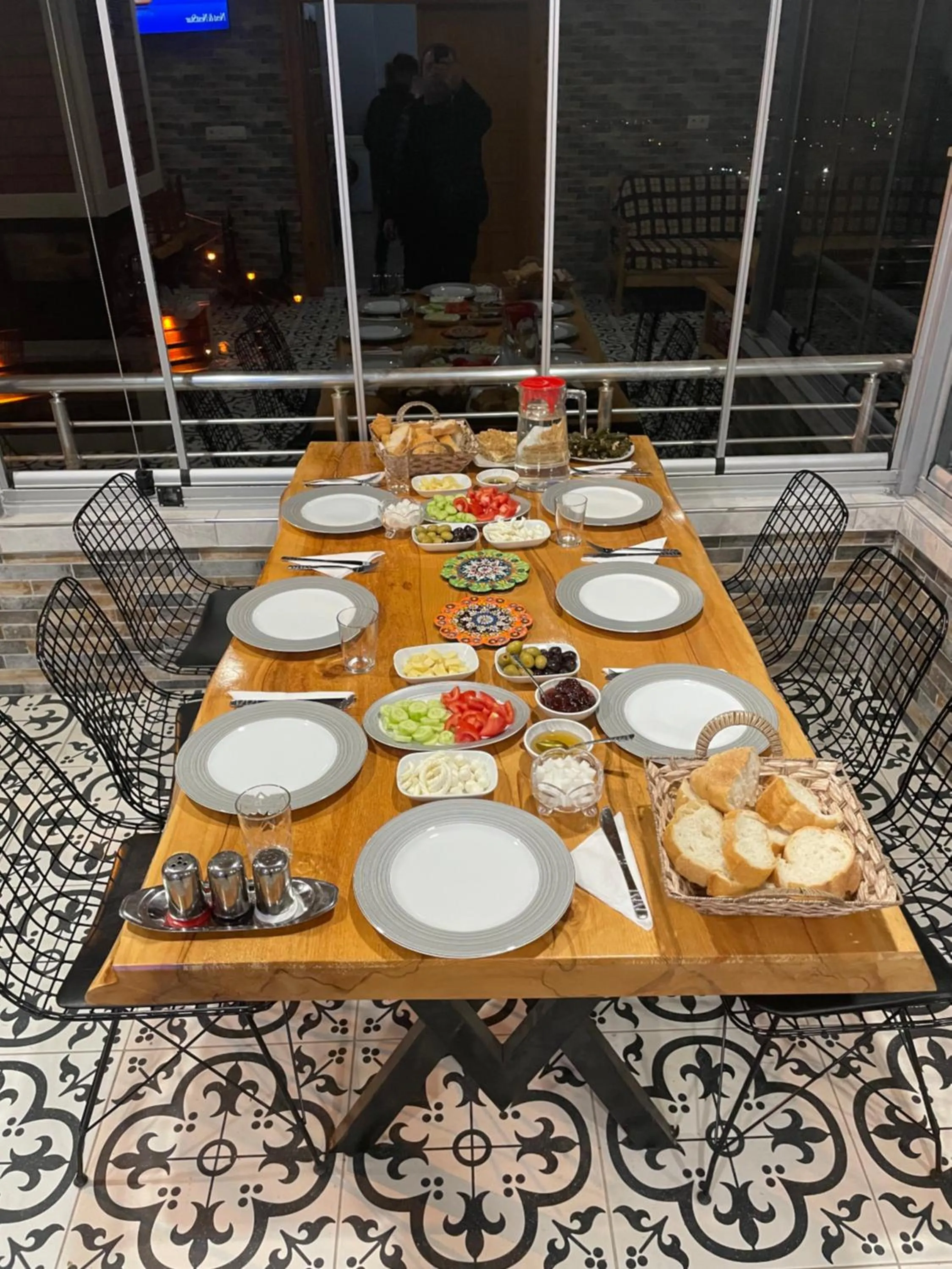 Dinner in Dağderebungalow